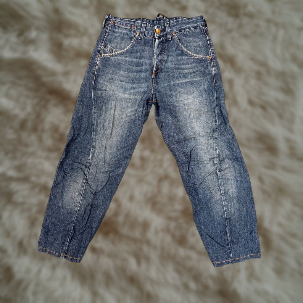 Levi's VINTAGE Levi’s Engineered Jeans - Blue - W30 L29 - 90s Twisted, Medium Faded, Button, 5-Pocket, Cotton, Regular, Men Size US 30 / EU 46 - 1 Thumbnail
