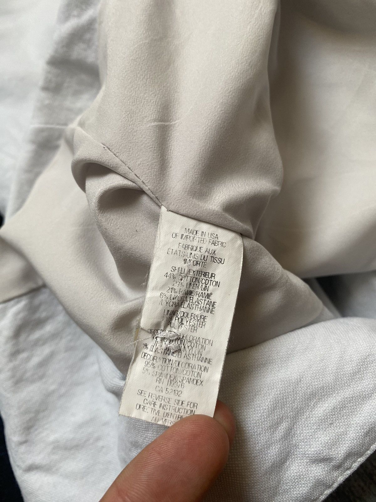 Helmut Lang HELMUT LANG Linen Blend Blazer Black 2 Size XS / US 0-2 / IT 36-38 - 4 Thumbnail