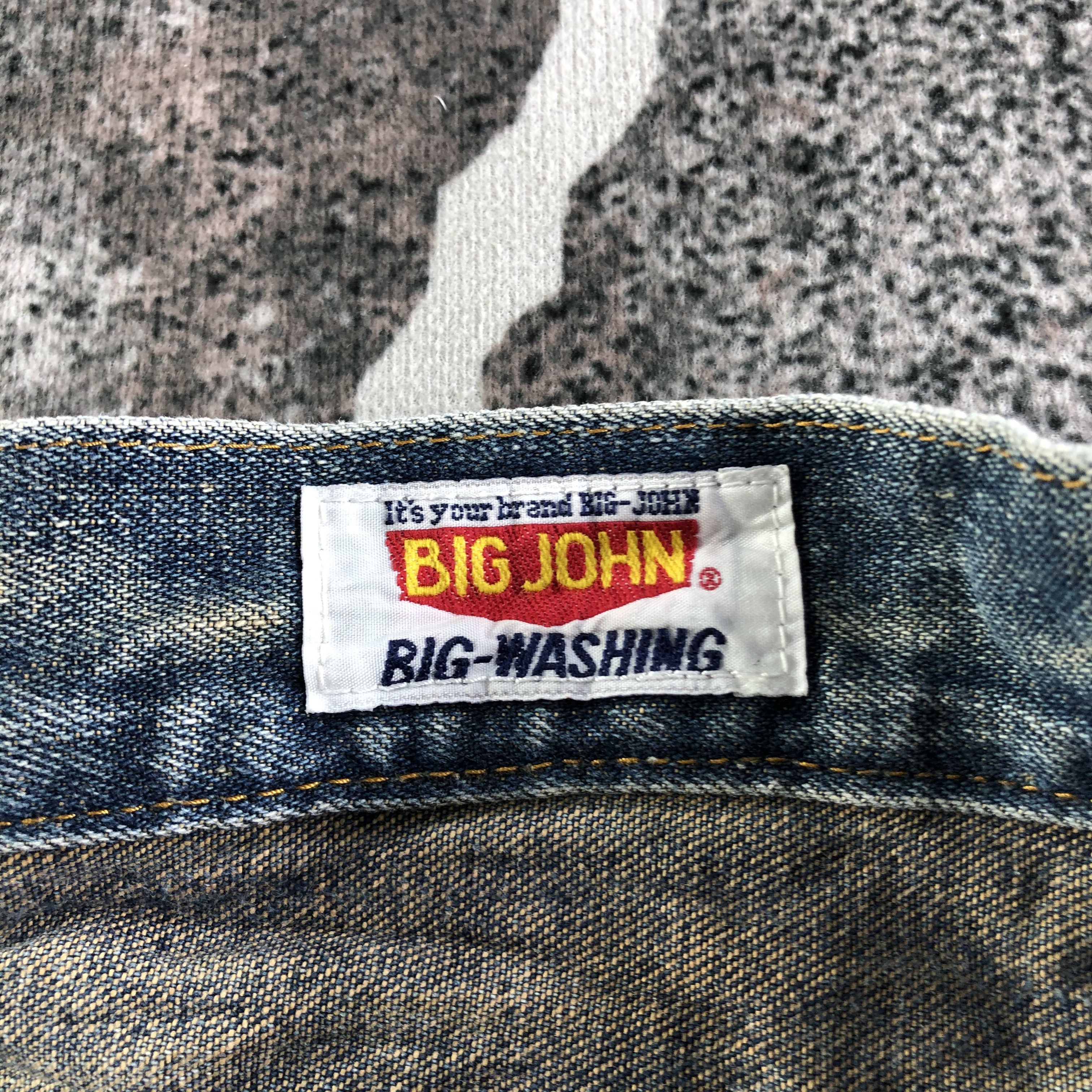 Big John Vintage Big John Jeans Faded Blue Denim KJ3122 Size US 28 / EU 44 - 8 Thumbnail