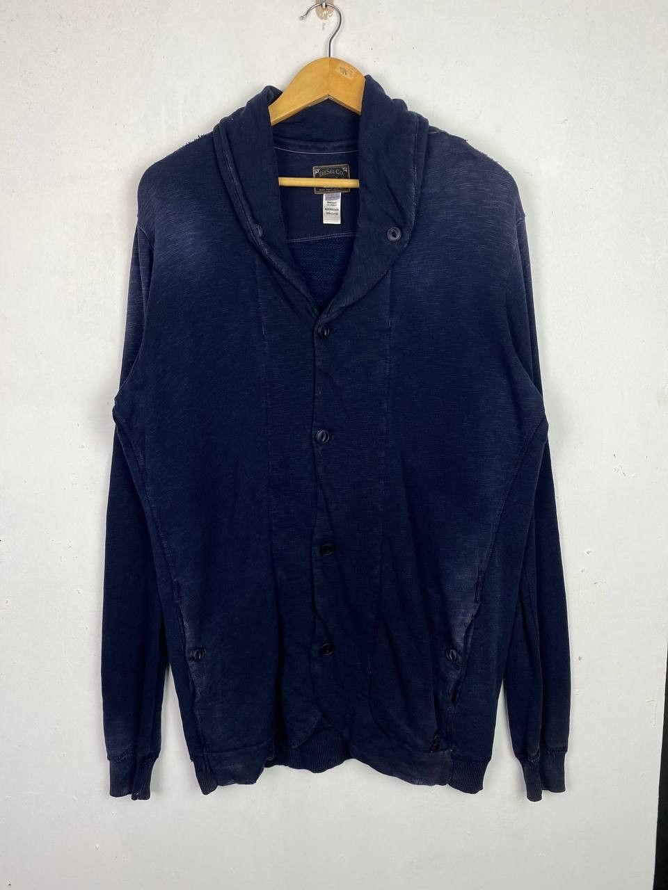 Diesel diesel & co cotton jacket cat eye button distressed design Size US L / EU 52-54 / 3 - 1 Thumbnail