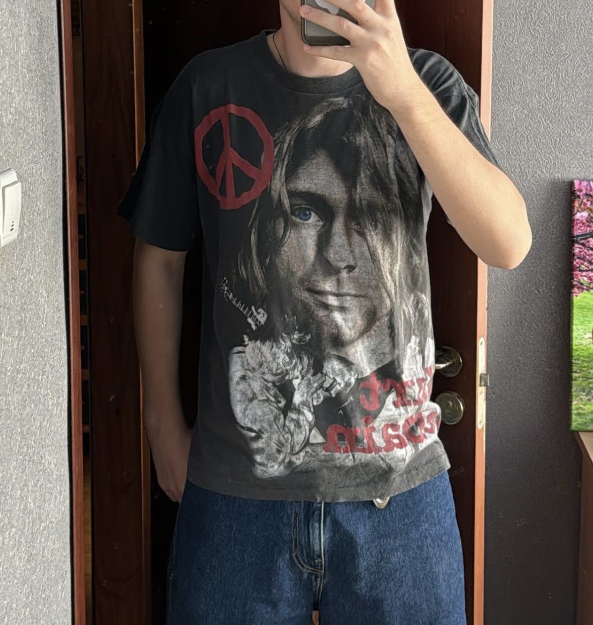 Band Tees Vintage Kurt Cobain Graphic Tee - Nirvana Band Shirt Size US M / EU 48-50 / 2 - 15 Thumbnail