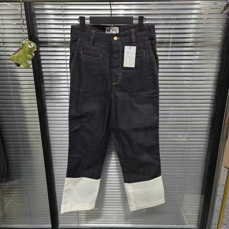 Loewe LOEWE Logo spliced jeans on the back Size 42" / US 20 - 1 Thumbnail