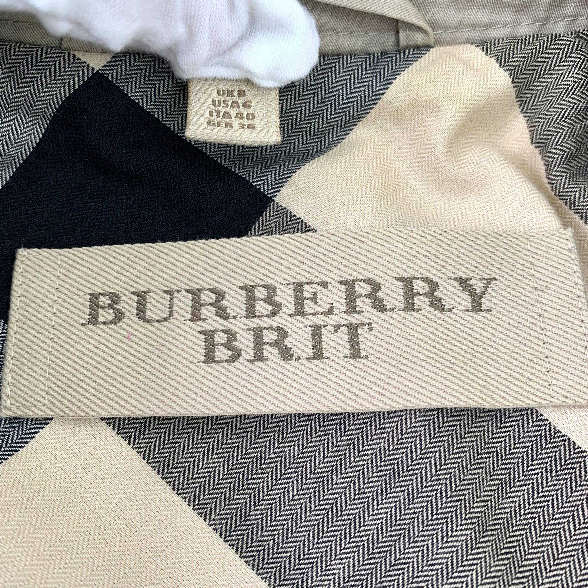 Burberry Burberry Mens Beige Double-Breasted Trench Coat With Belt Size US XXS / EU 40 - 8 Thumbnail