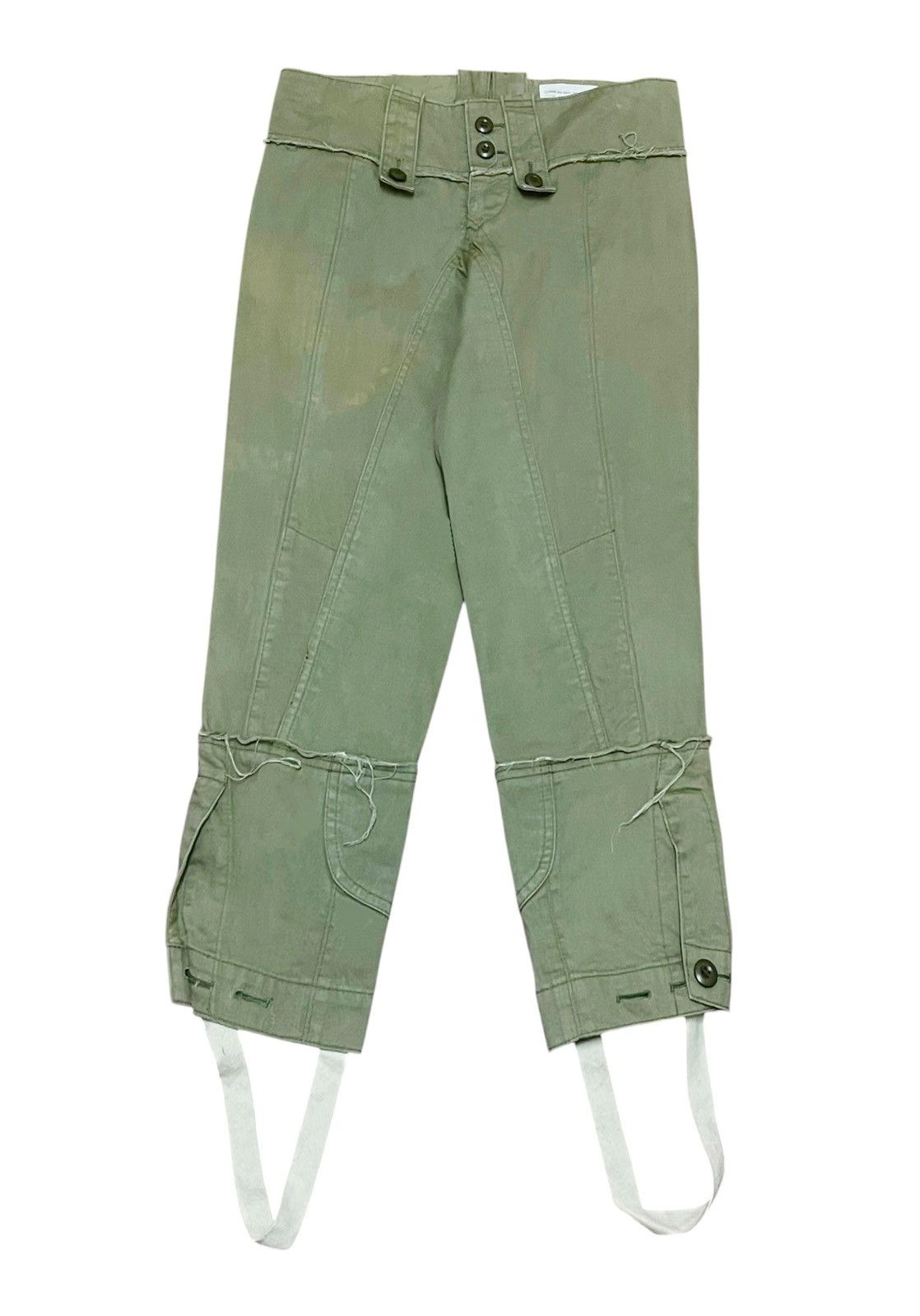 Junya Watanabe Vintage Junya Watanabe Comme Des Garcons Cropped Pants 2005s Size US 31 - 1 Thumbnail