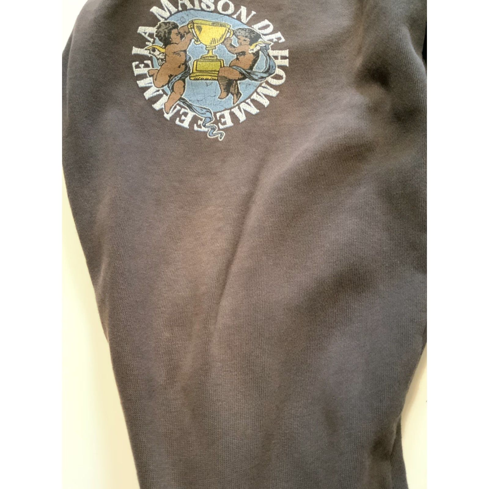Vintage VINTAGE Homme Femme LA Maison Fleece Cherub Angel Graphic Jogger Sweatpants XL Brown Men Sweatpants XL Brown Angel Graphic Joggers Size US 36 / EU 52 - 6 Thumbnail