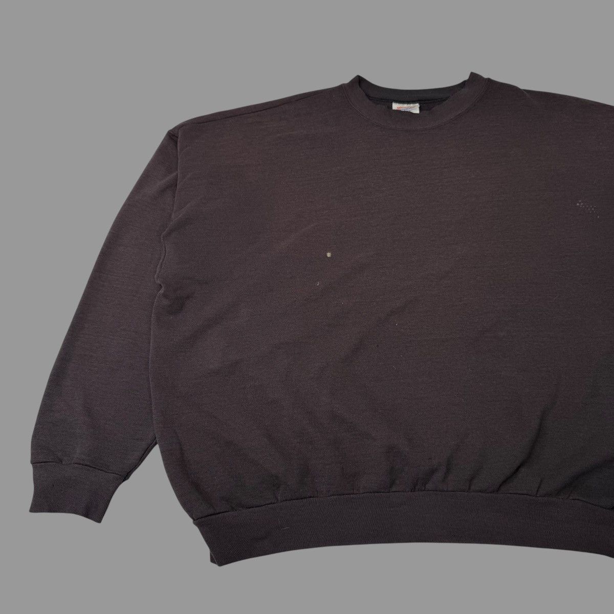 Hanes × Vintage Vintage faded black Hanes sweatshirt Size US XXL / EU 58 / 5 - 2 Thumbnail