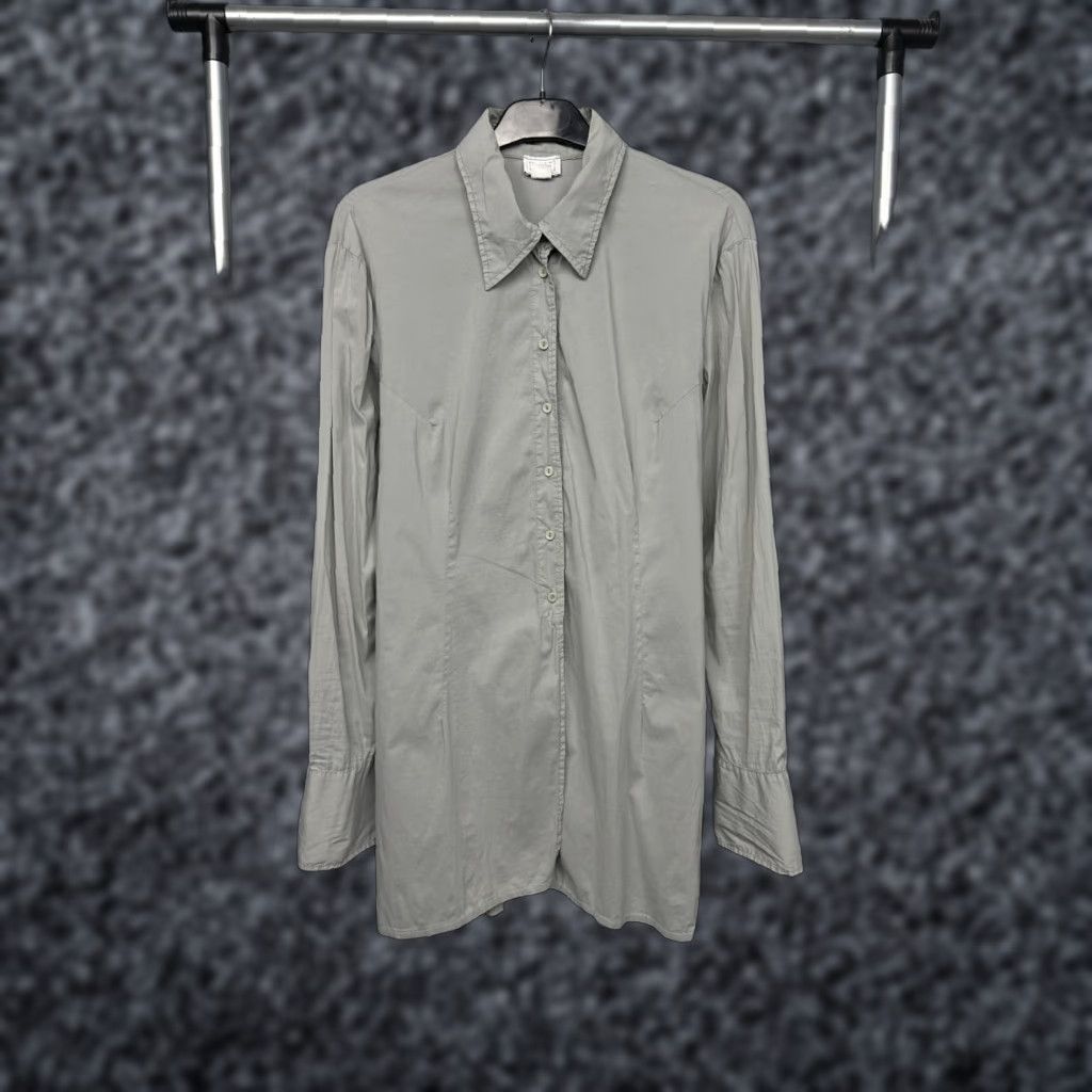 Vintage Transit Par Such Womens Long Sleeve Shirt Size 5 Gray Cotton Button-Up Size S / US 4 / IT 40 - 1 Thumbnail