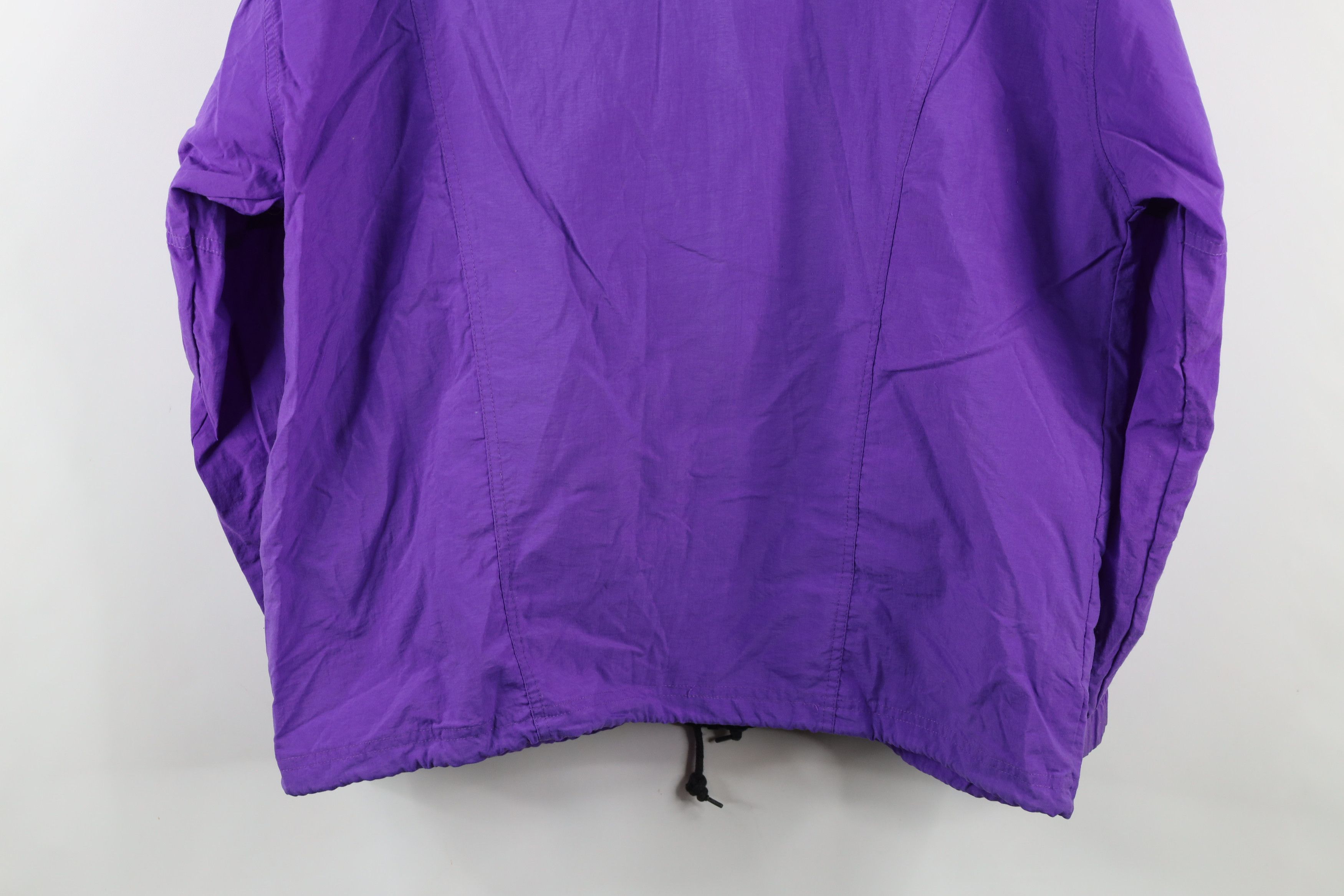 Champion × Vintage Vintage 90s Champion Reflective Windbreaker Jacket Purple Size L / US 10 / IT 46 - 15 Thumbnail