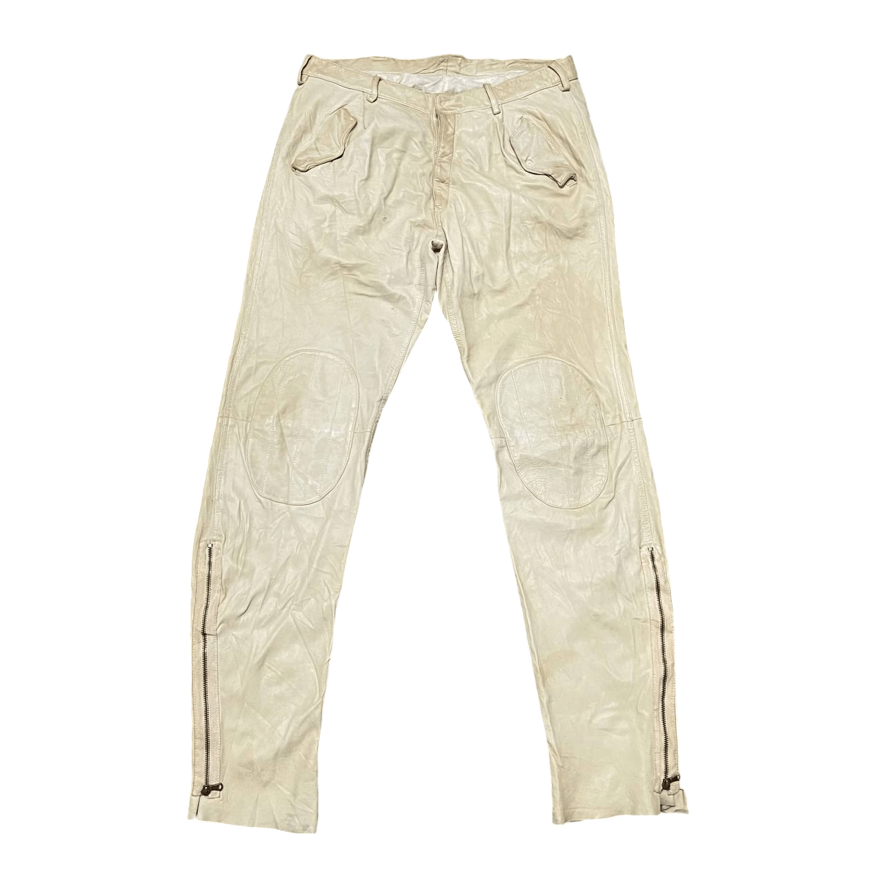Giorgio Brato Vintage Giorgio Brato Vera Pelle Leather Pants Size US 32 / EU 48 - 1 Thumbnail