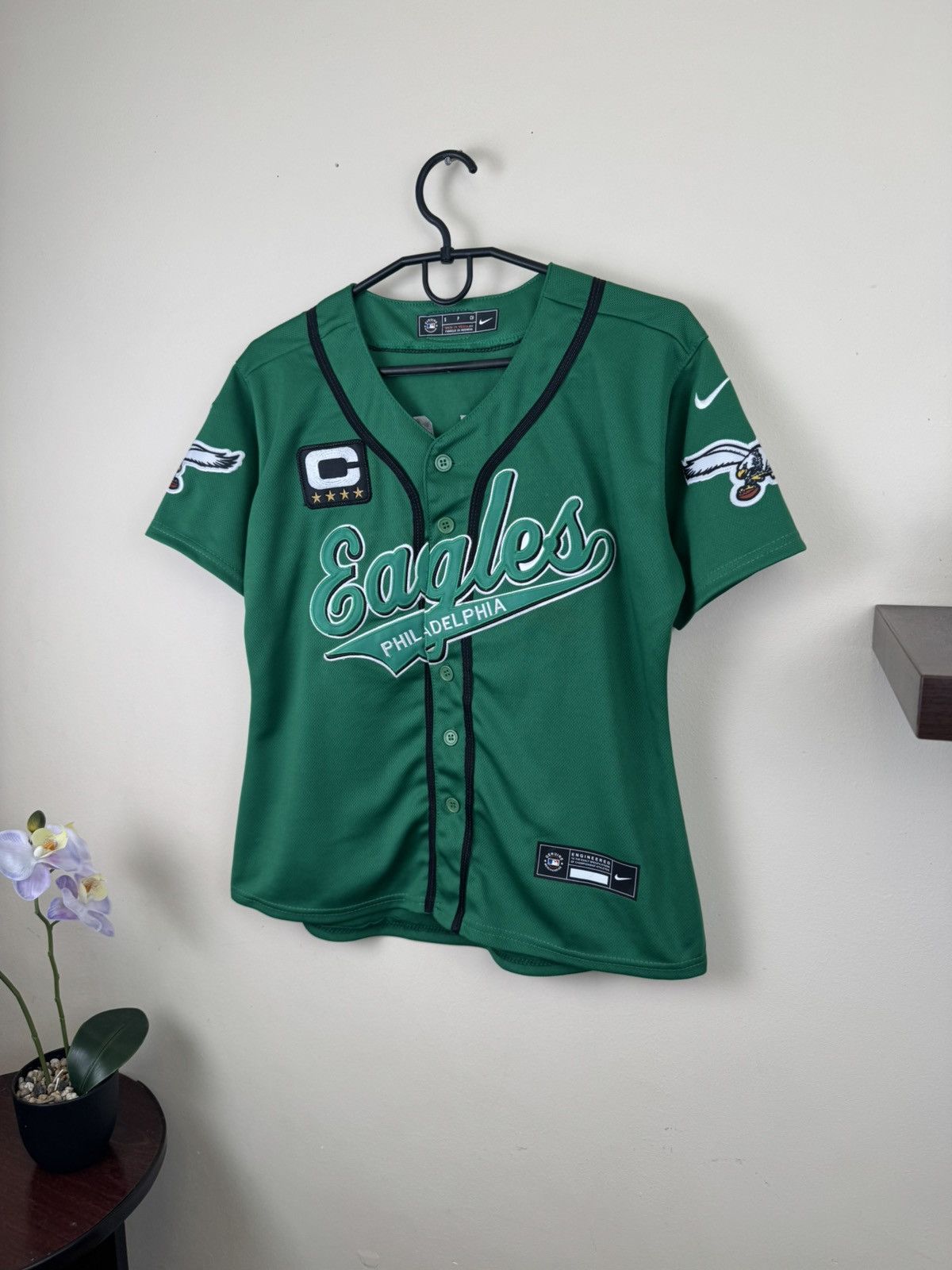 Nike Nike Jason Kelce Green Philadelphia Eagles Women S Baseball Size US S / EU 44-46 / 1 - 3 Thumbnail