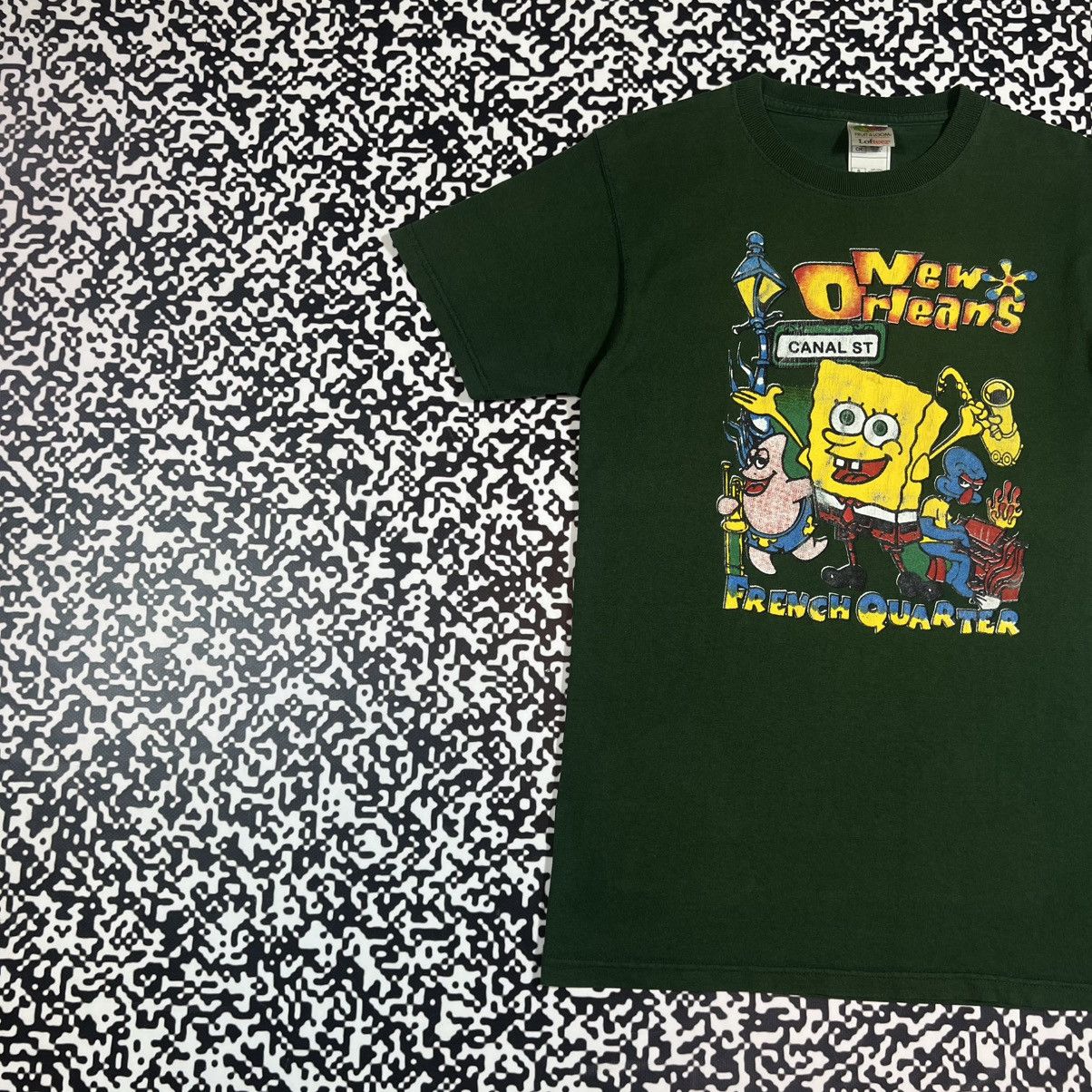 Vintage Vintage 00s Sponge Bob Cartoon Retro T-shirt Y2K Humor Style Size US S / EU 44-46 / 1 - 2 Thumbnail