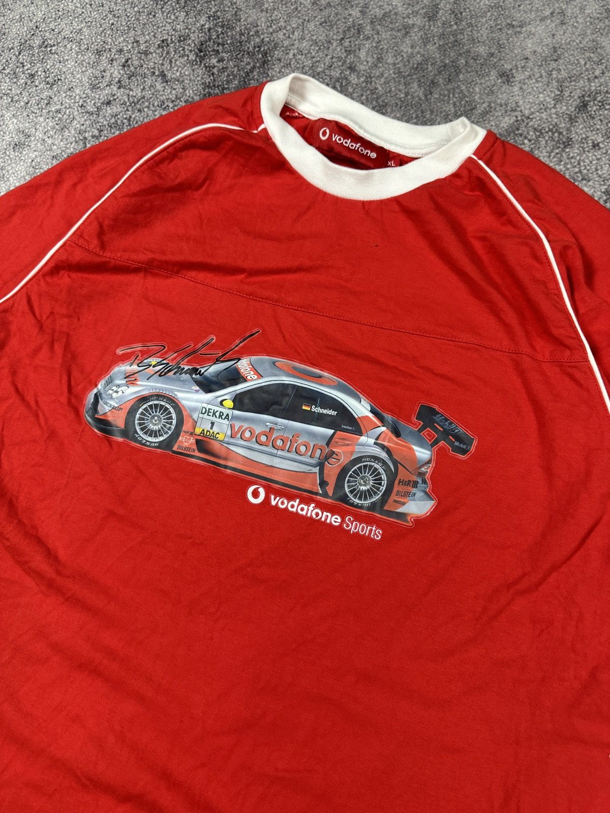 Vintage Vintage Racing Vodafone T-shirt Logo Streetwear Rare F-1 XL Size US XL / EU 56 / 4 - 2 Thumbnail