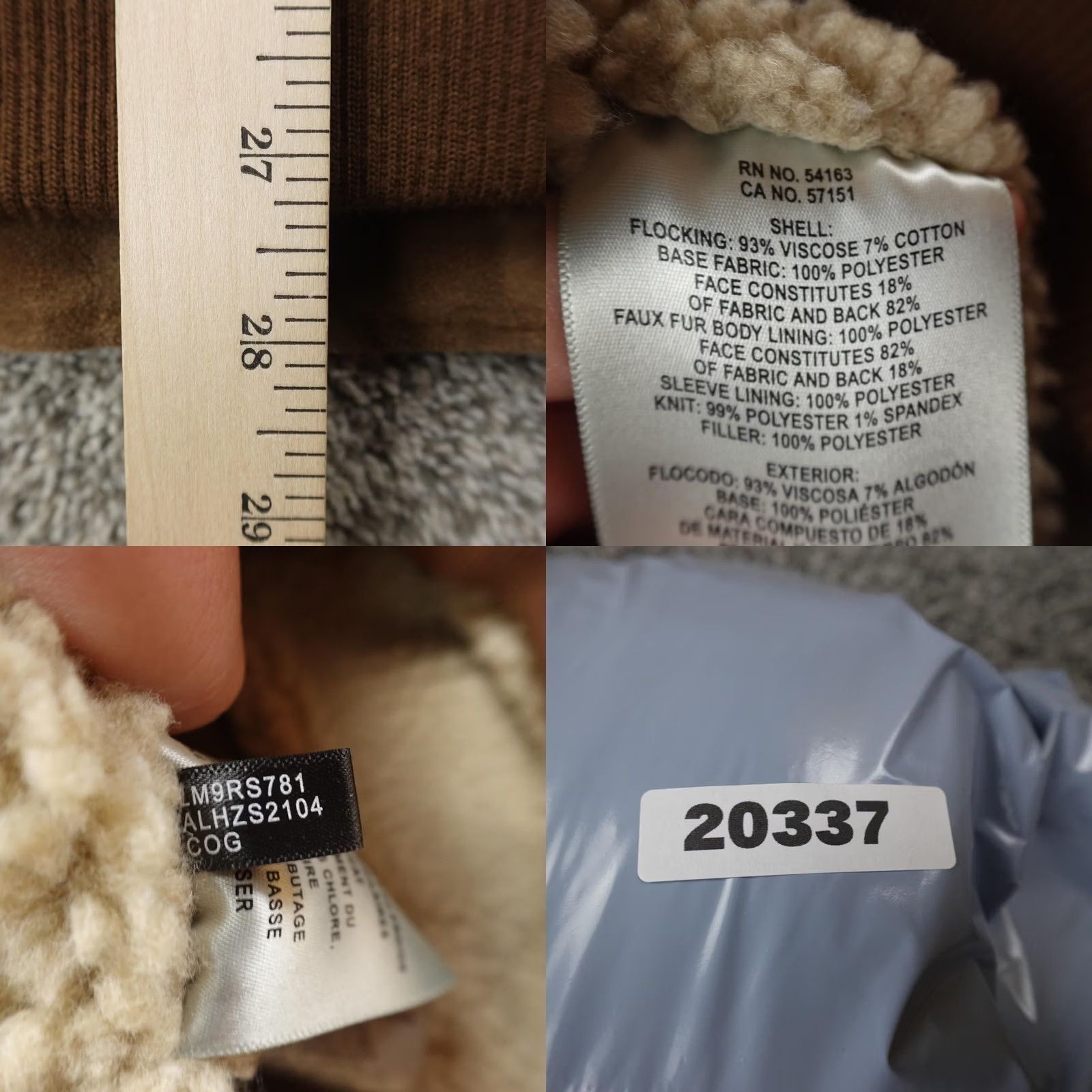 Levi's Levi's Jacket Bomber Jacket M Brown Faux Suede Sherpa Lined Zip Aviator Coat Men Cap Size US M / EU 48-50 / 2 - 8 Thumbnail