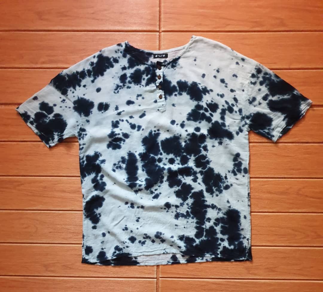 Japanese Brand Amina tie dye Japanese style harajuku shirt Size US L / EU 52-54 / 3 - 1 Thumbnail