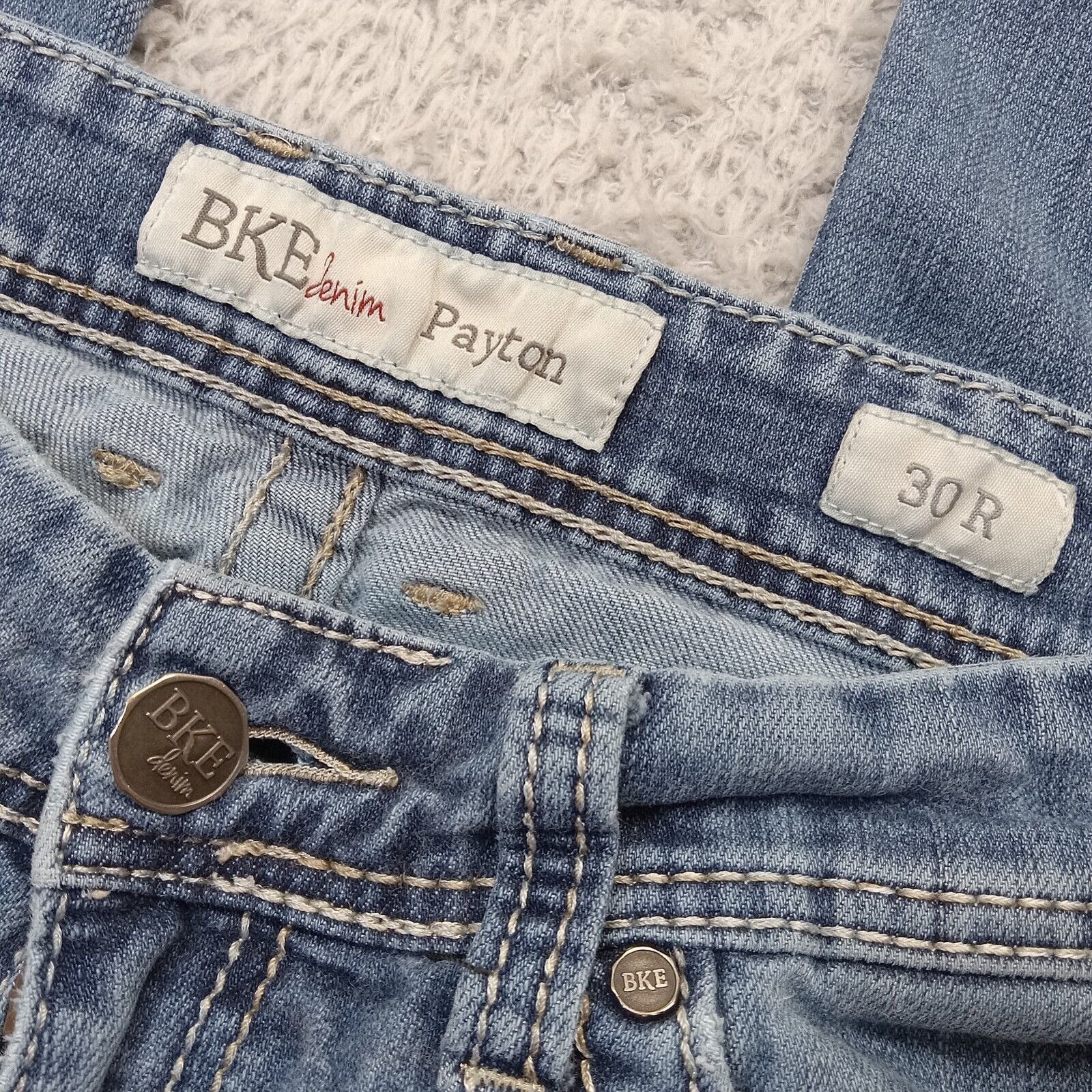 Other Buckle BKE Payton Jeans 30 X 30 Women's Straight Leg Denim Size 30" / US 8 / IT 44 - 6 Thumbnail