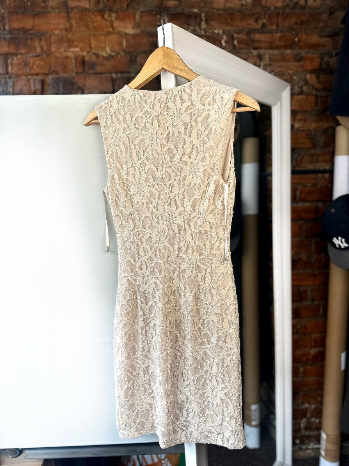 Polo Ralph Lauren × RRL Ralph Lauren × Ralph Lauren Women’s Cocktail Dress Ralph Lauren Mini Beige Size: 0 (S) Size S / US 4 / IT 40 - 5 Thumbnail