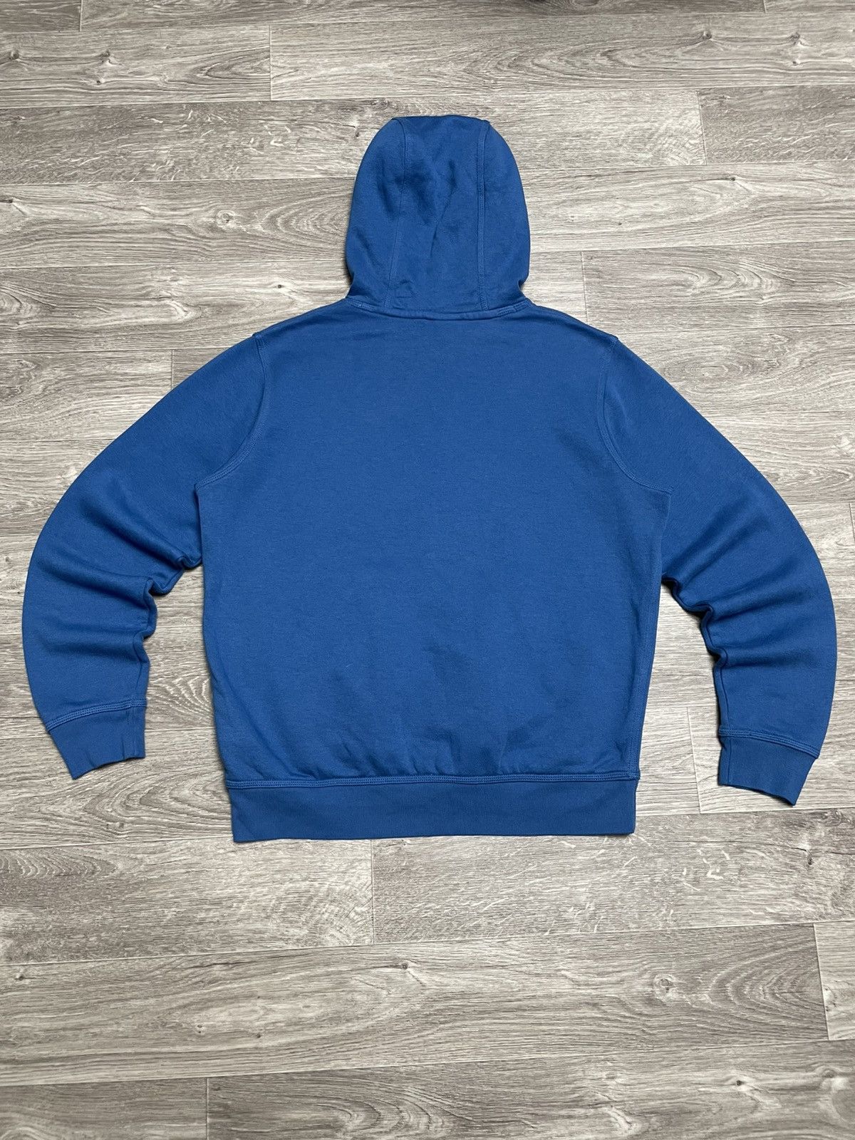 Nike Nike Swoosh Logo Blue Basic Hoodie Y2K Streetwear Size US L / EU 52-54 / 3 - 10 Thumbnail
