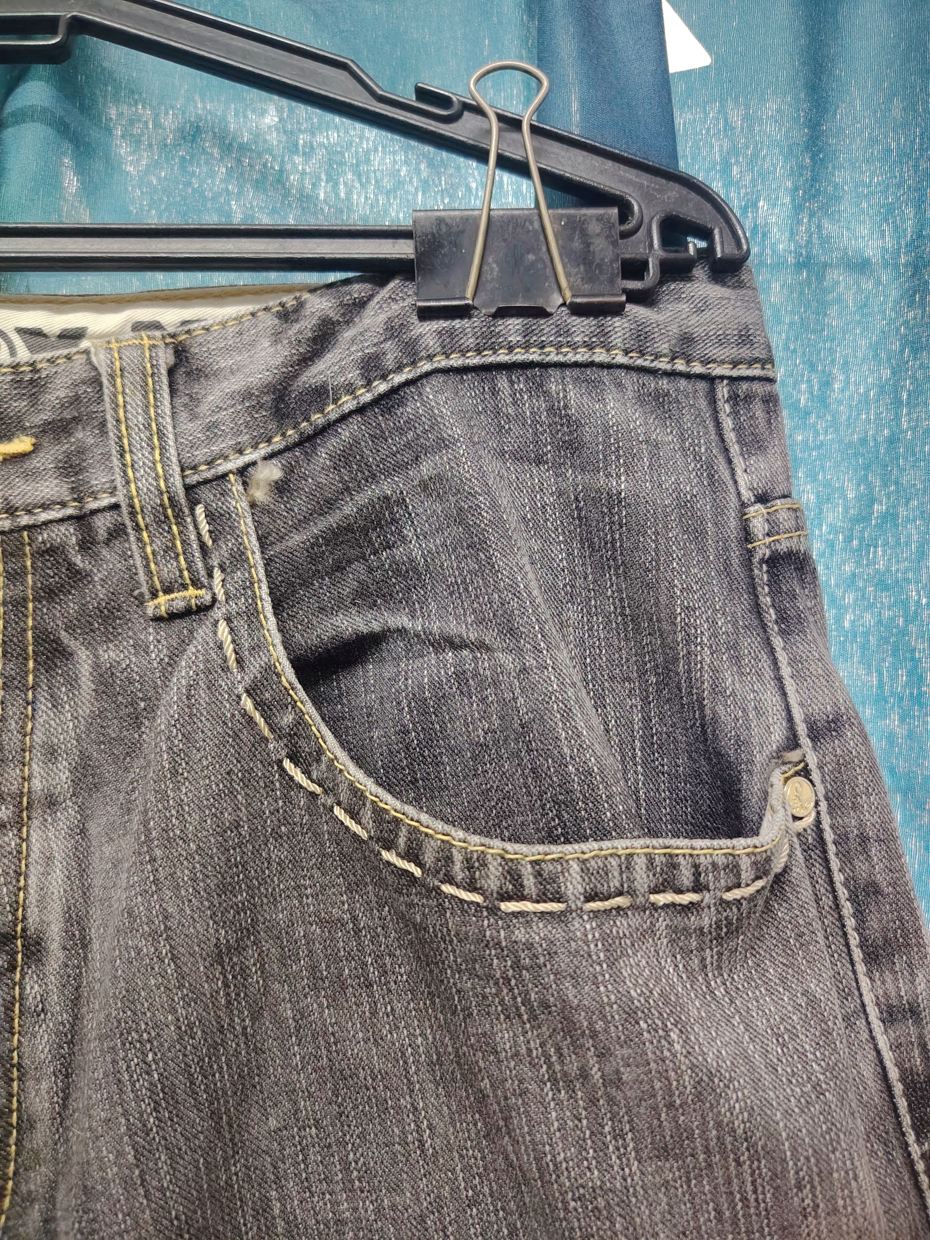 Tribal Streetwear PARISH EMBROIDERY LOGO JEANS Size US 34 / EU 50 - 5 Thumbnail