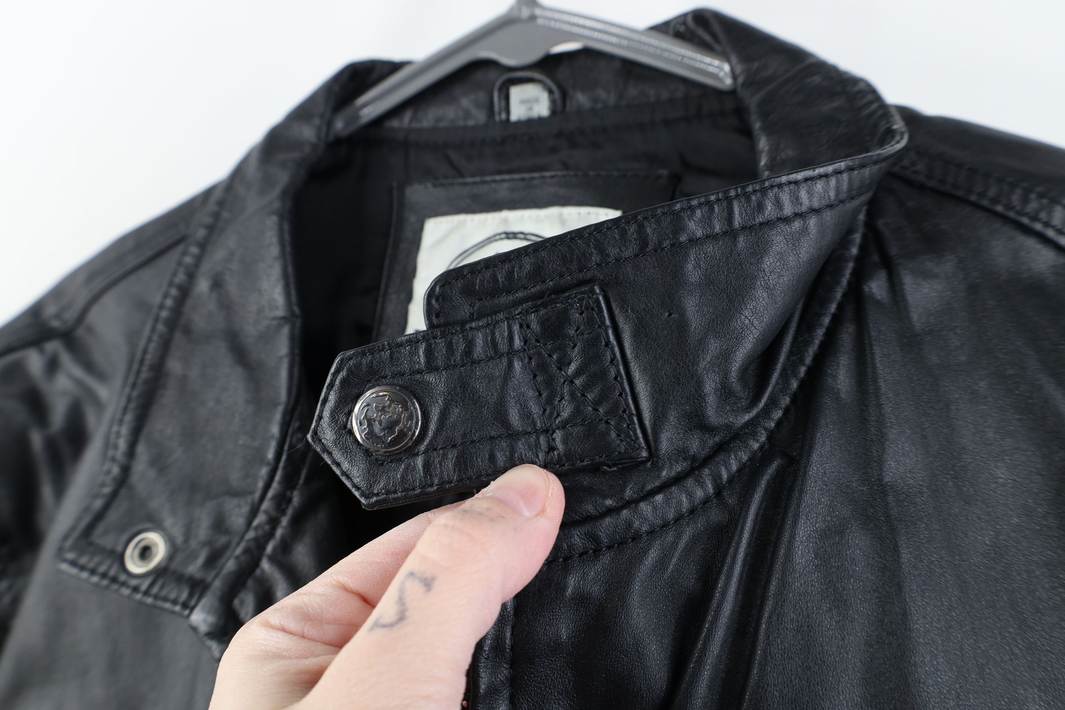 Vintage Vintage 90s Streetwear Full Zip Bomber Jacket Coat Black Size US XXL / EU 58 / 5 - 6 Thumbnail