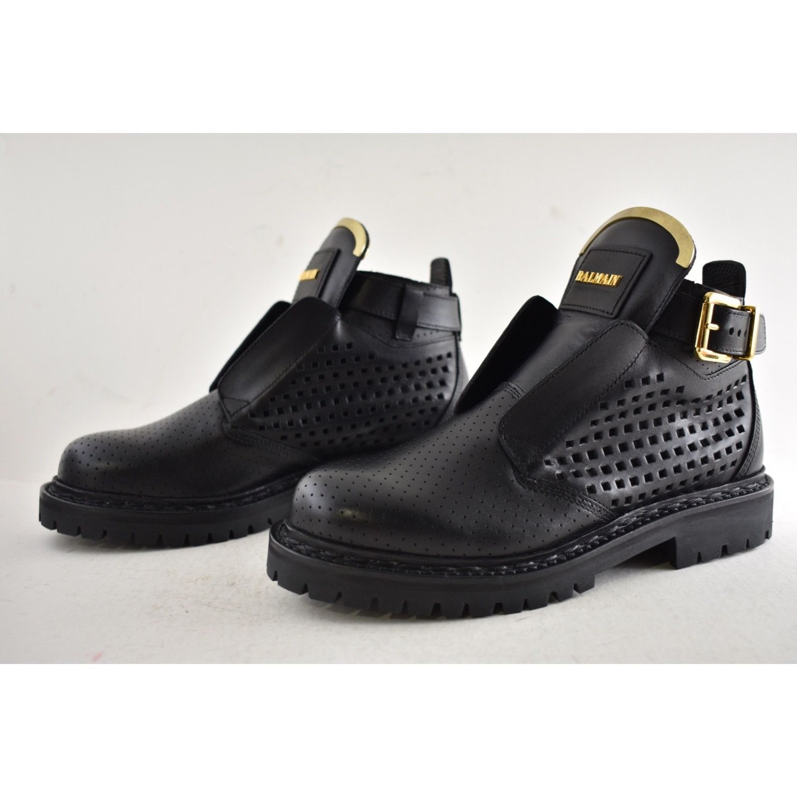 Balmain Balmain King Taiga Ranger Black Biker Moto Short Boot 36 Size US 6 / IT 36 - 11 Thumbnail