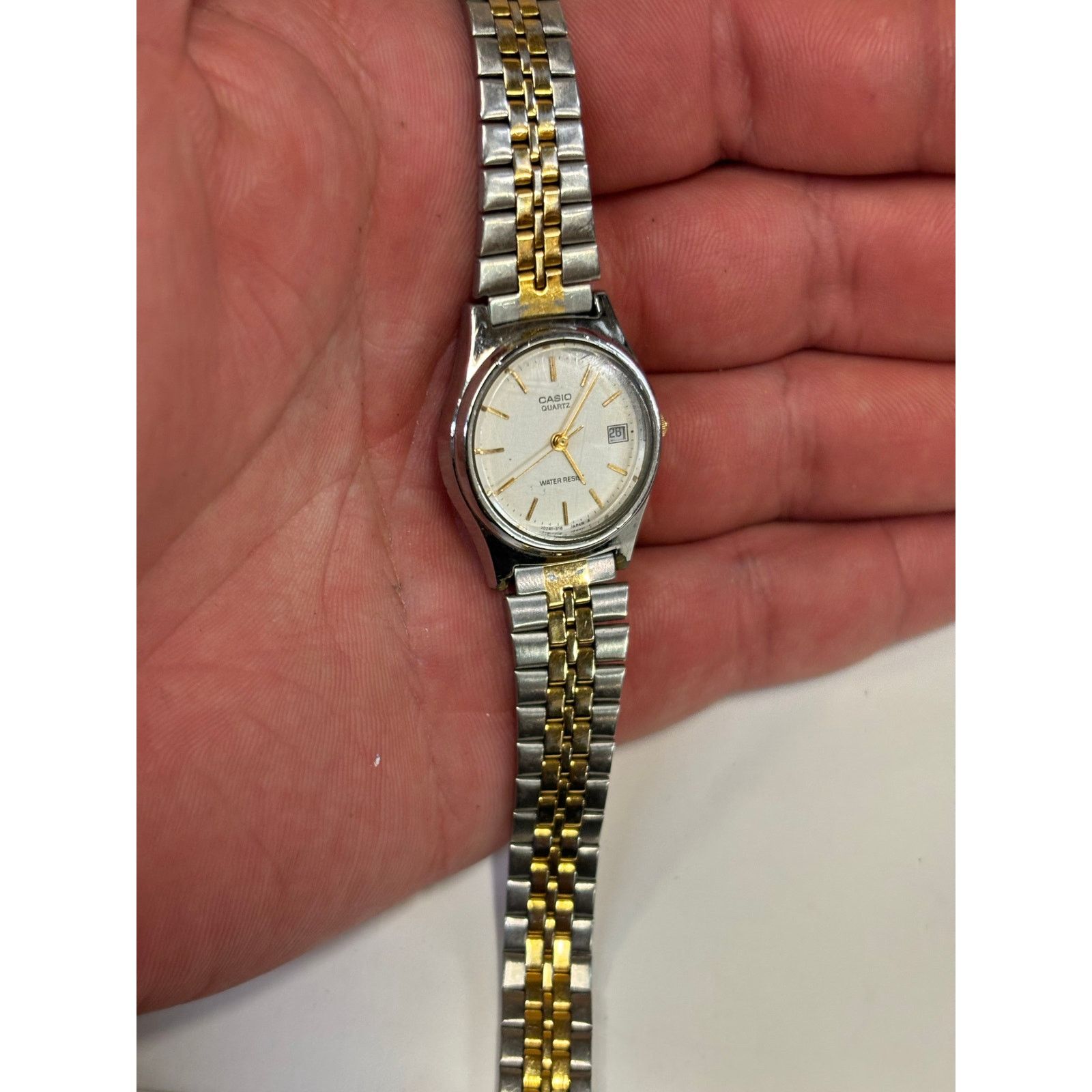 & Other Stories Casio 2-Tone Women’s Watch! New Battery! Size ONE SIZE - 6 Thumbnail