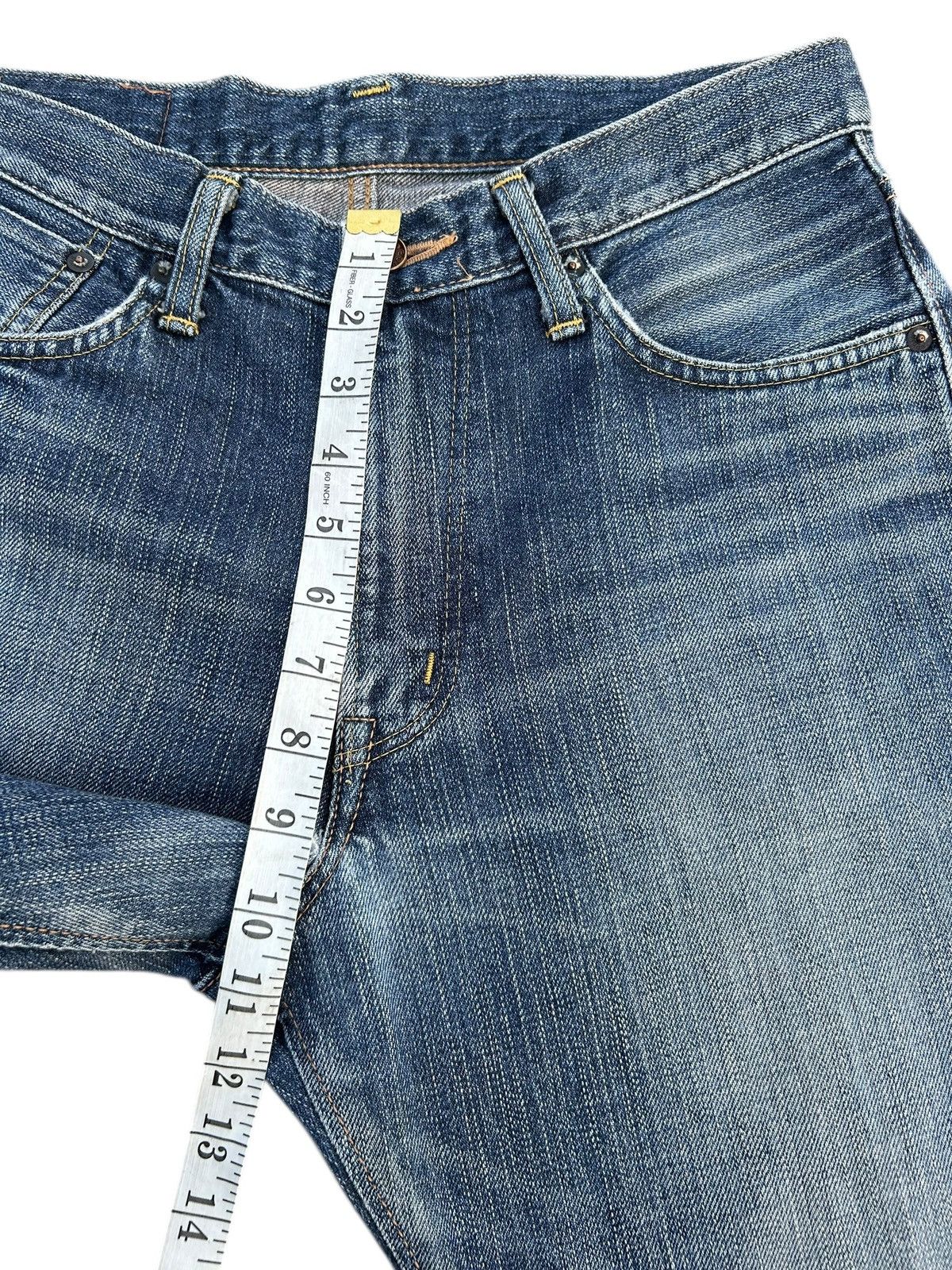 Kapital Vintage Edwin 505zx Selvedge Distressed Denim Jeans Size US 30 / EU 46 - 14 Thumbnail