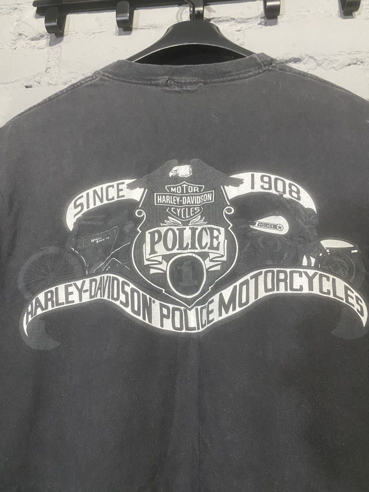 Vintage T shirt Harley Davidson police motorcycles motor vintage Size US XL / EU 56 / 4 - 5 Thumbnail
