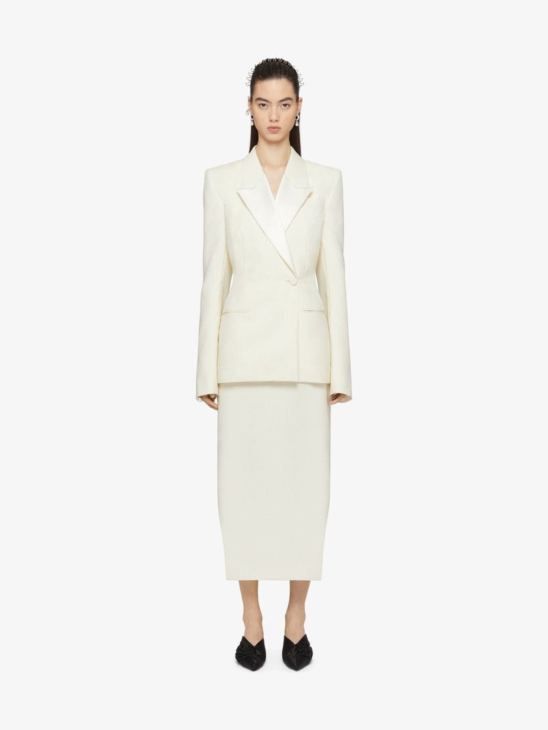 Givenchy o1n1vont0326 Slim Fit Jacket in White Size XS / US 0-2 / IT 36-38 - 2 Thumbnail