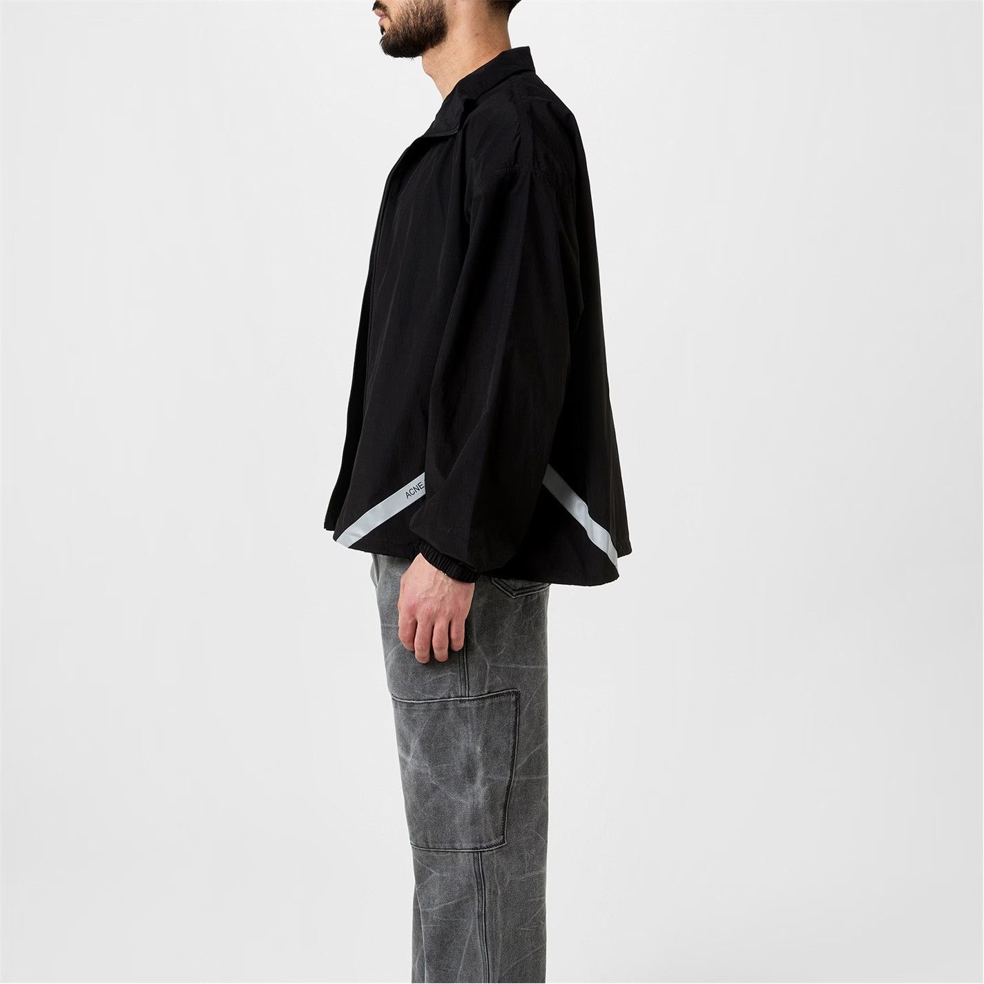 Acne Studios o1g2r1mq0825 Ripstop Jacket in Black Size US M / EU 48-50 / 2 - 3 Thumbnail