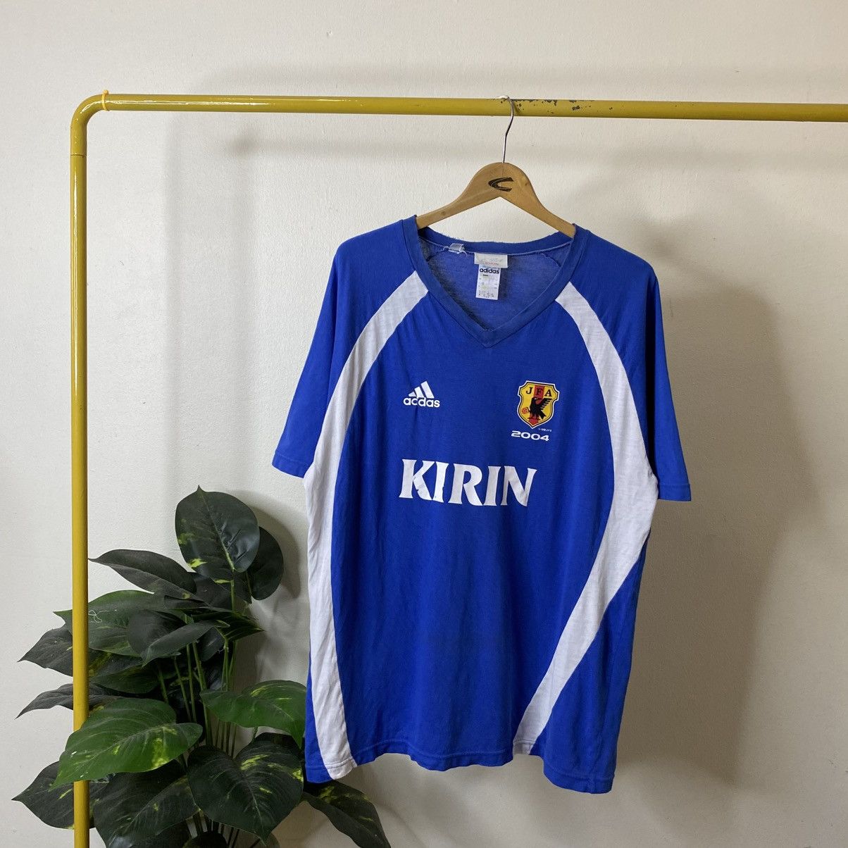Adidas 1990s Adidas x Japan National Team Kirin T Shirt | Grailed