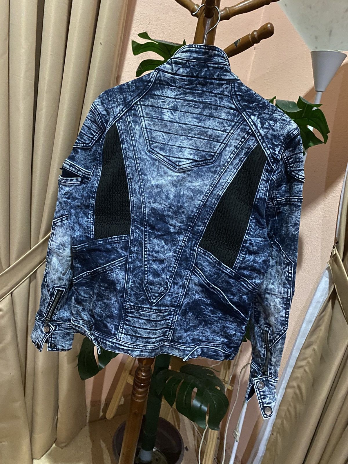 Japanese Brand Cordura Denim Jacket Procore Blue Wash – Rugged Workwear Size US M / EU 48-50 / 2 - 11 Thumbnail
