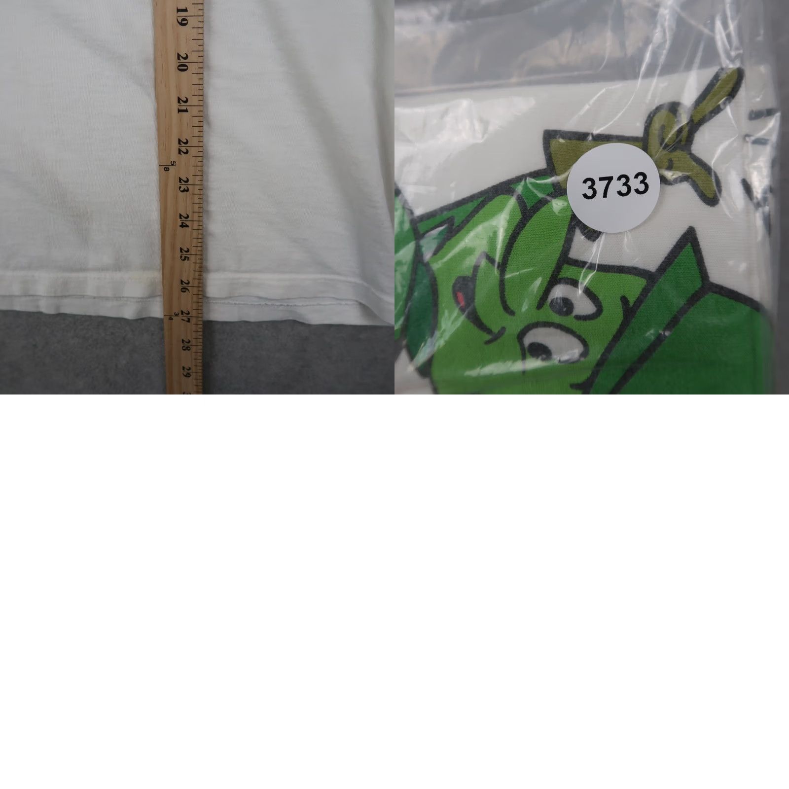 Greats VINTAGE The Flintstones T Shirt Giant XL White 90s Cartoon Great Gazoo Mens Leather? Size US XL / EU 56 / 4 - 8 Thumbnail