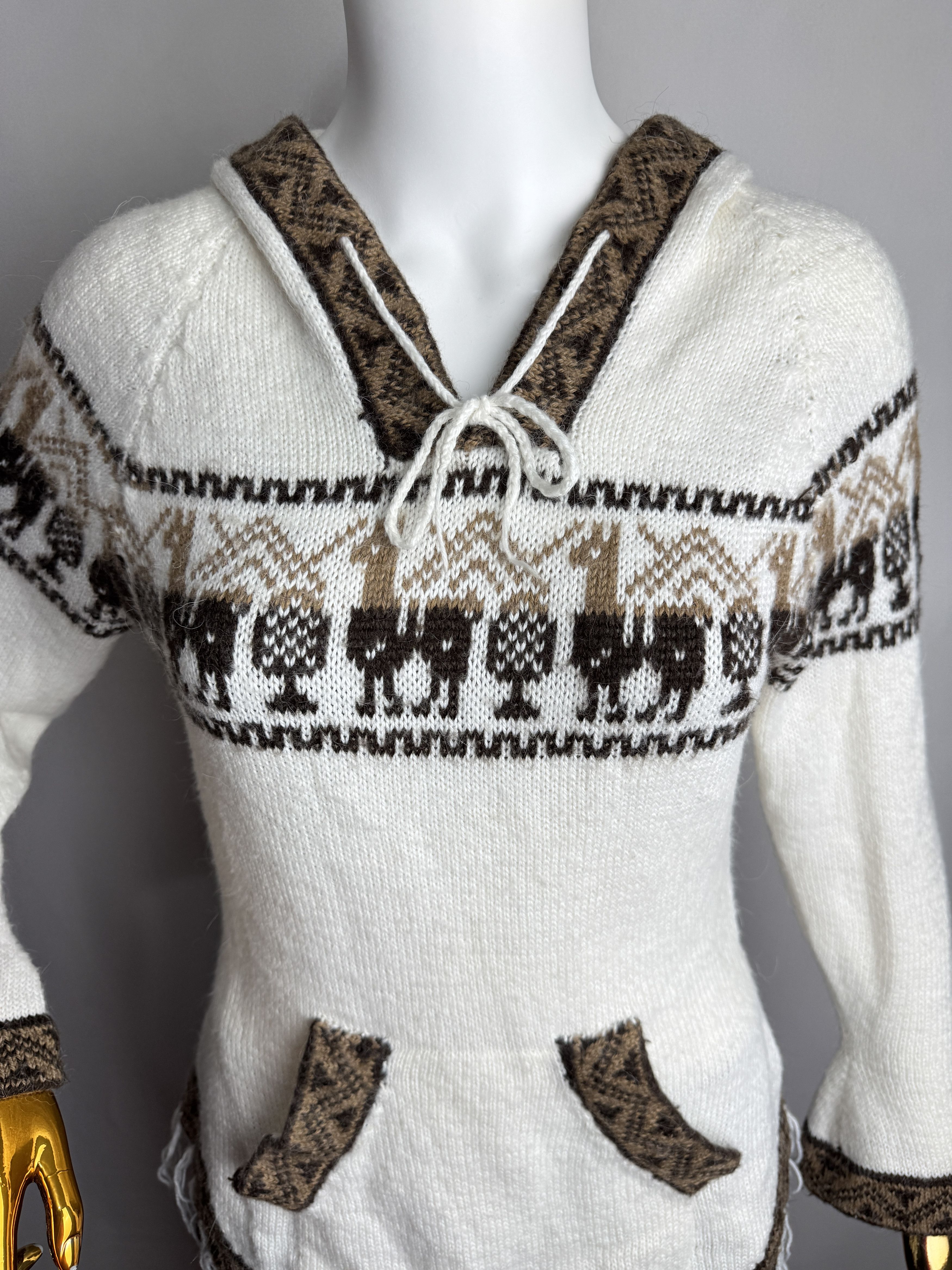 Handmade × Other Women’s alpaca hoodie Size XS / US 0-2 / IT 36-38 - 4 Thumbnail