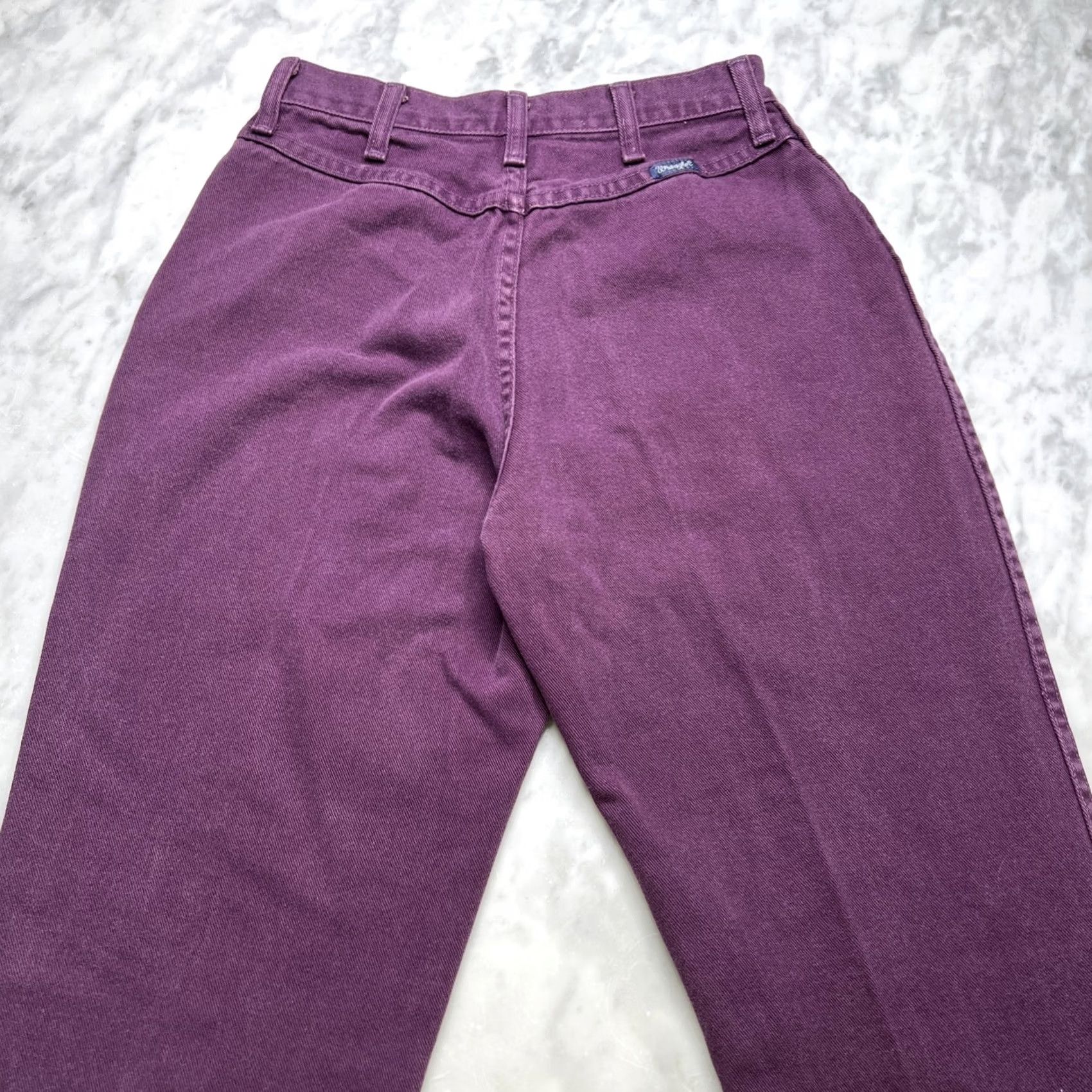 Wrangler VINTAGE Wrangler Bareback Jeans Purple Women’s 7/8x 30 Cotton Southwestern 12NBPKB Size 28" / US 6 / IT 42 - 3 Thumbnail