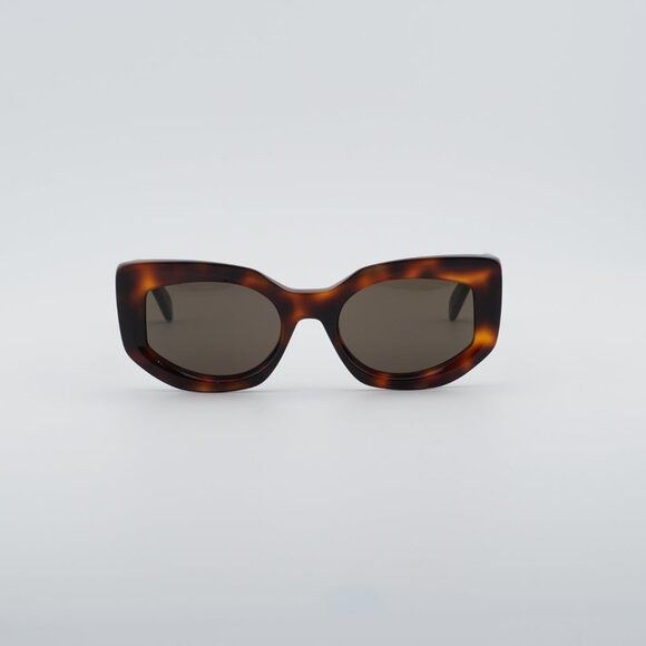 Celine Celine CL40277I 53E Sunglasses Havana Cat Eye Frame, Brown Size ONE SIZE - 2 Thumbnail