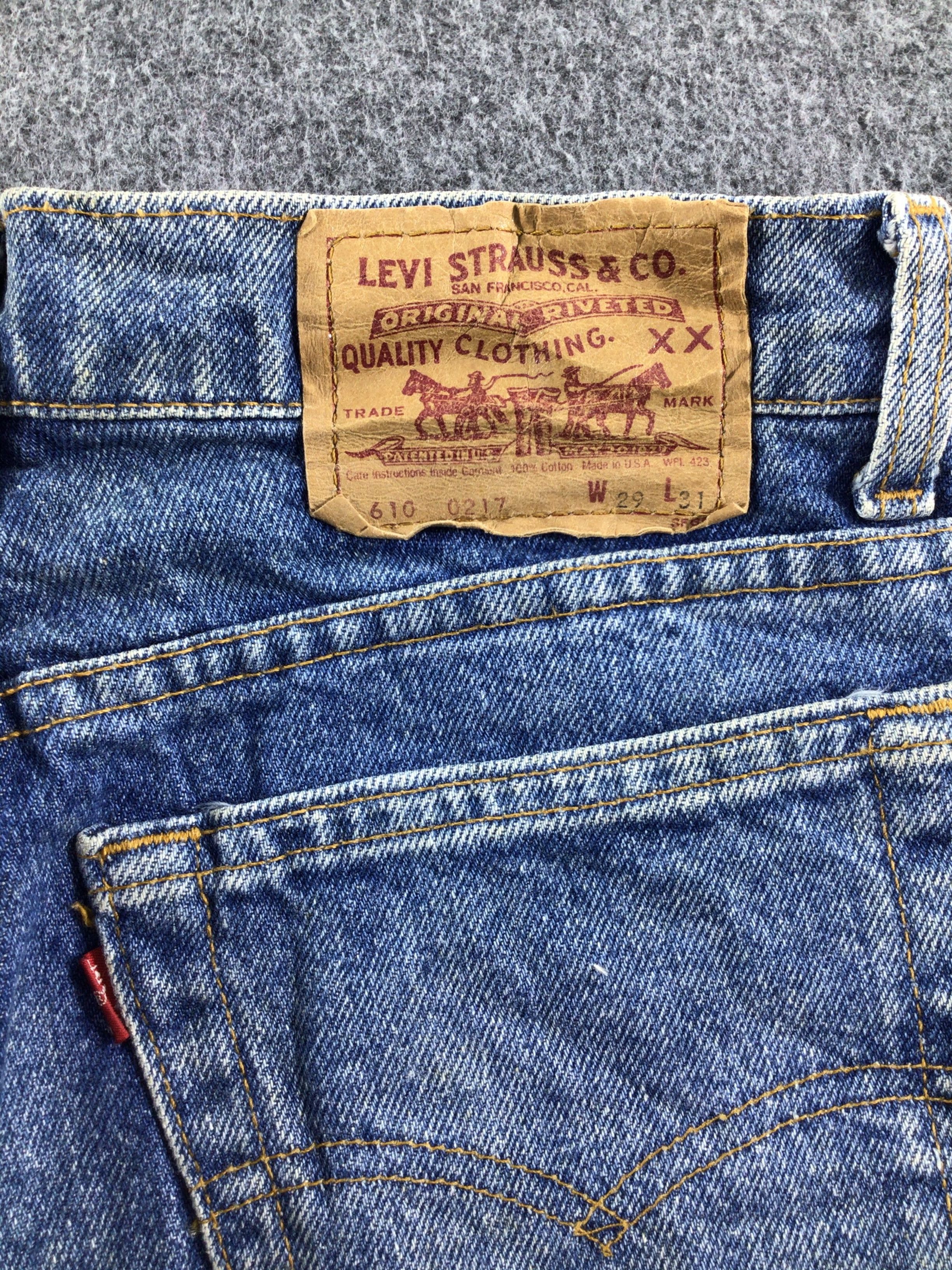 Levi's × Vintage Vintage 90s Levis 610 Jeans-JM140 Size US 28 / EU 44 - 5 Thumbnail