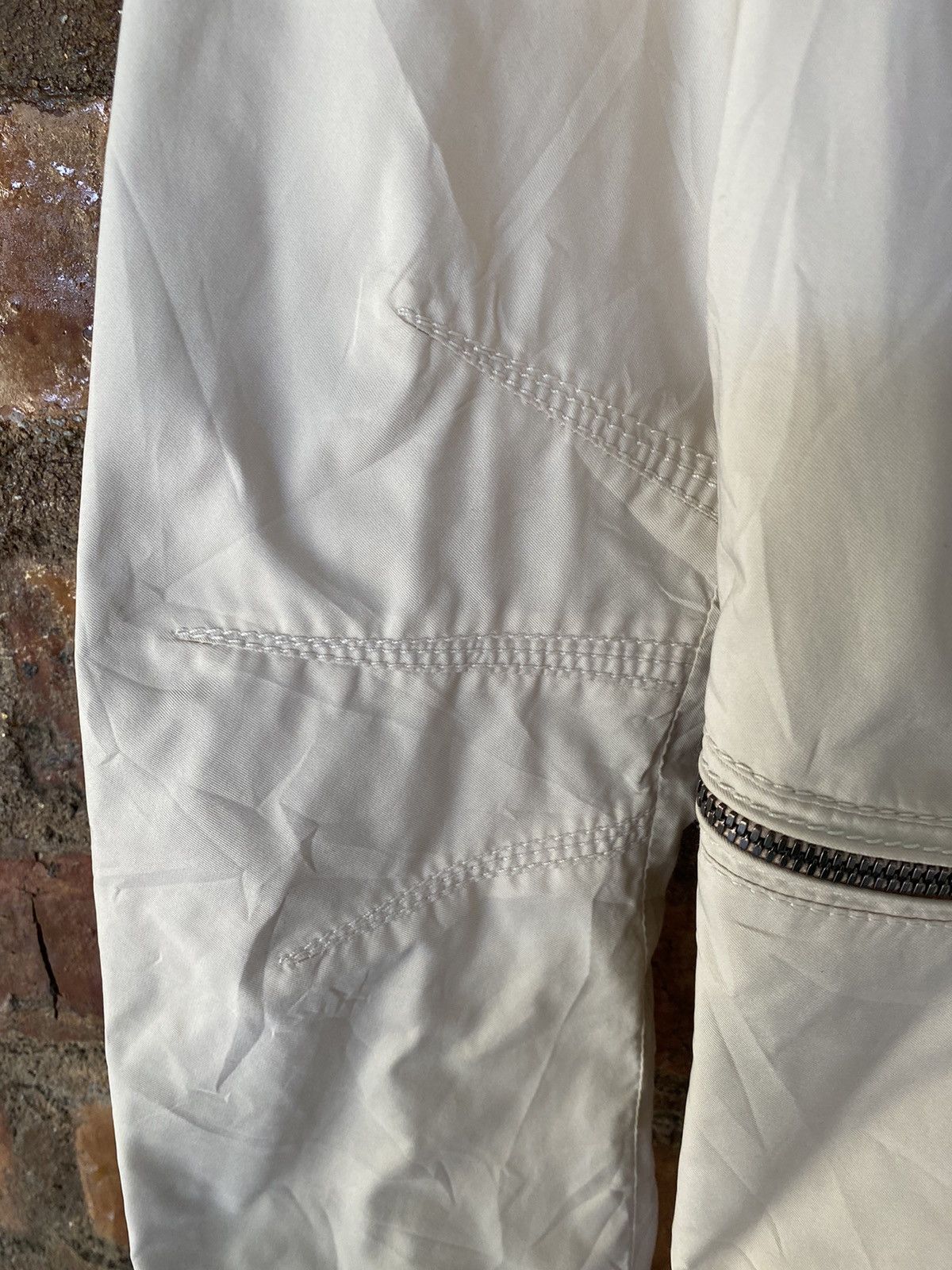 Ermanno Scervino × Ruffo Research 1990s Ermanno Scervino Center Zipper rider jacket Size S / US 4 / IT 40 - 8 Thumbnail