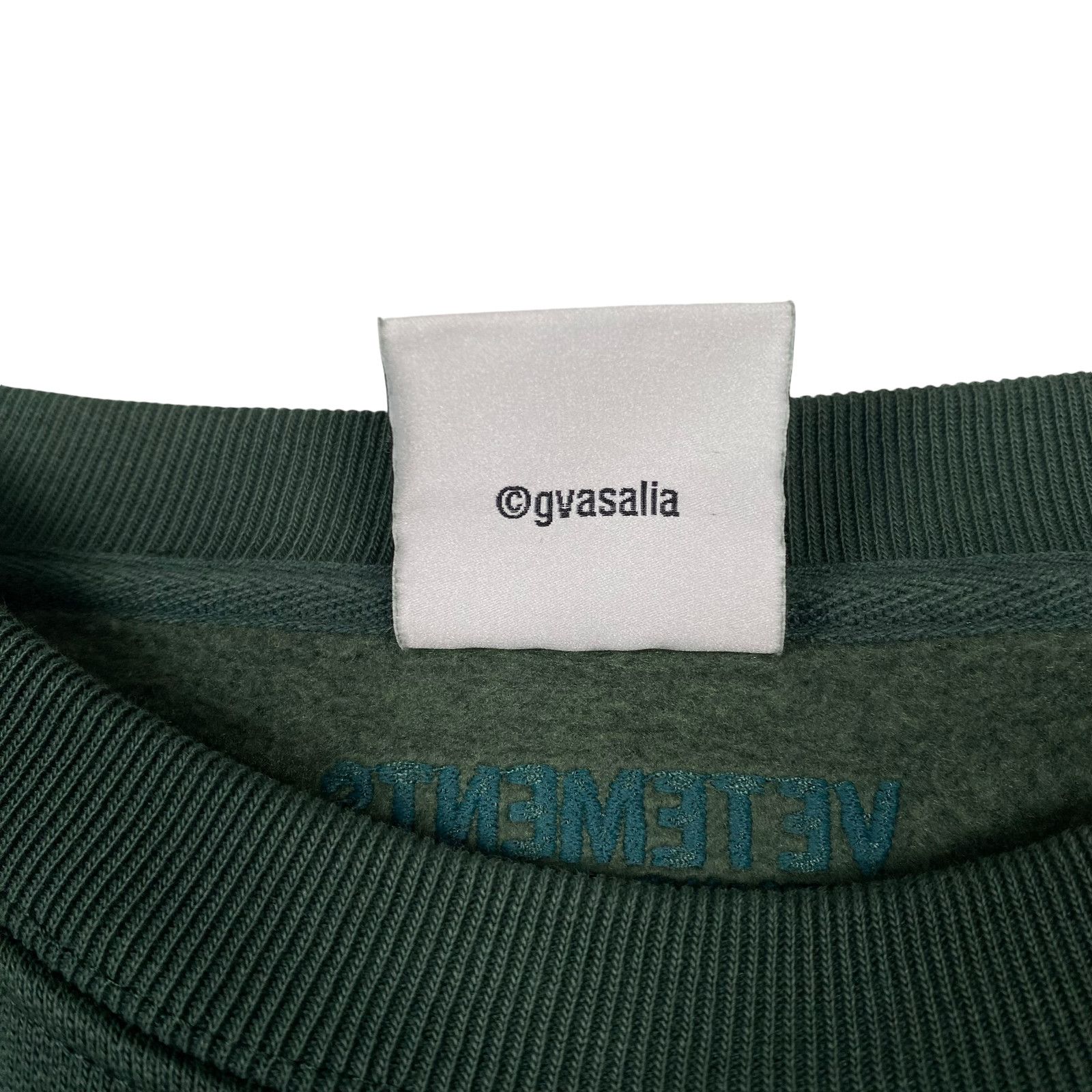 Vetements Vetements Green Polizei Crewneck Size US M / EU 48-50 / 2 - 7 Thumbnail