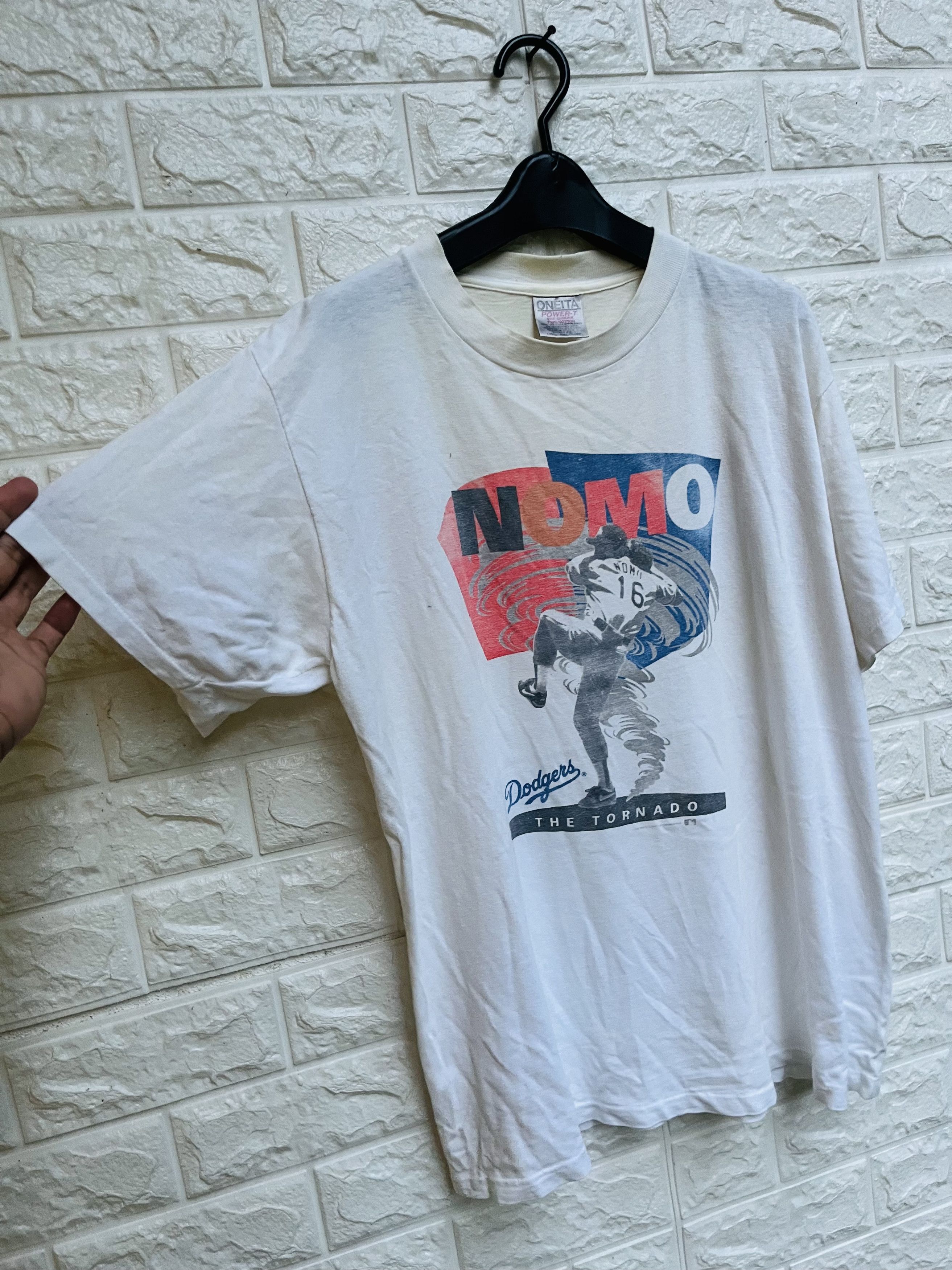 Japanese Brand Vintage Nomo The Tornado Dodgers Designer Fashion Style Size US L / EU 52-54 / 3 - 5 Thumbnail