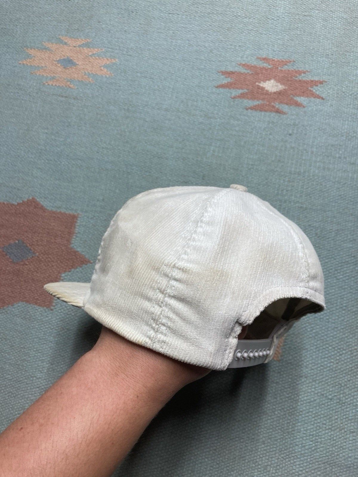 Vintage 90s SnapBack hat corduroy Berger company Con Agra made USA Size ONE SIZE - 6 Thumbnail