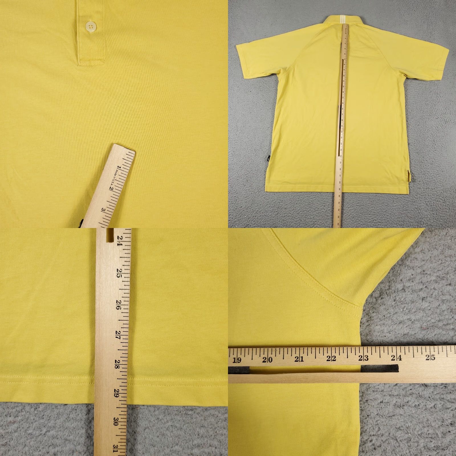 Adidas Adidas Polo Shirt Mens M Yellow Cotton Short Sleeve Button Collar Logo Classic Sports Polo Mens Medium Yellow Adidas Shirt Size US M / EU 48-50 / 2 - 8 Thumbnail