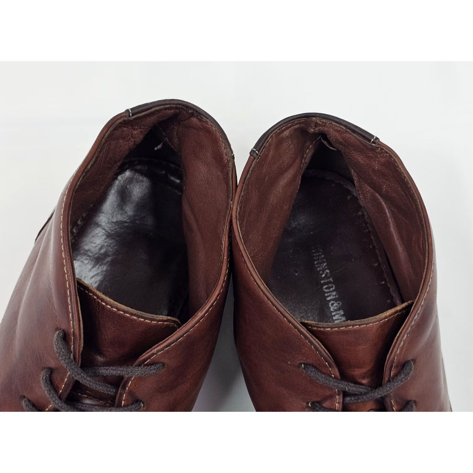 Johnston & Murphy Johnston & Murphy Copeland Chukka Boots Brown Leather Sheepskin Men 7.5M Size US 8 / EU 41 - 6 Thumbnail