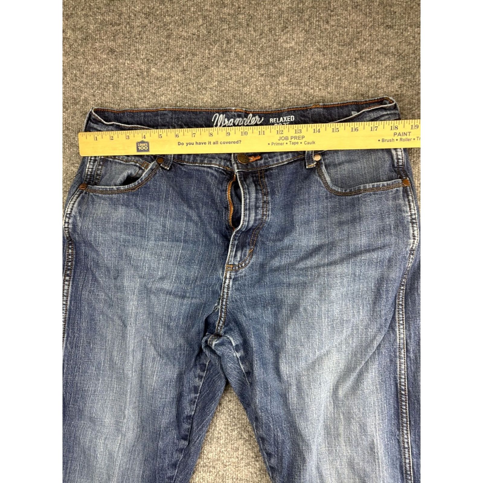Wrangler VINTAGE? Wrangler Retro Jeans Mens 36x33 Blue Relaxed Bootcut Stretch Denim Classic Size US 36 / EU 52 - 3 Thumbnail