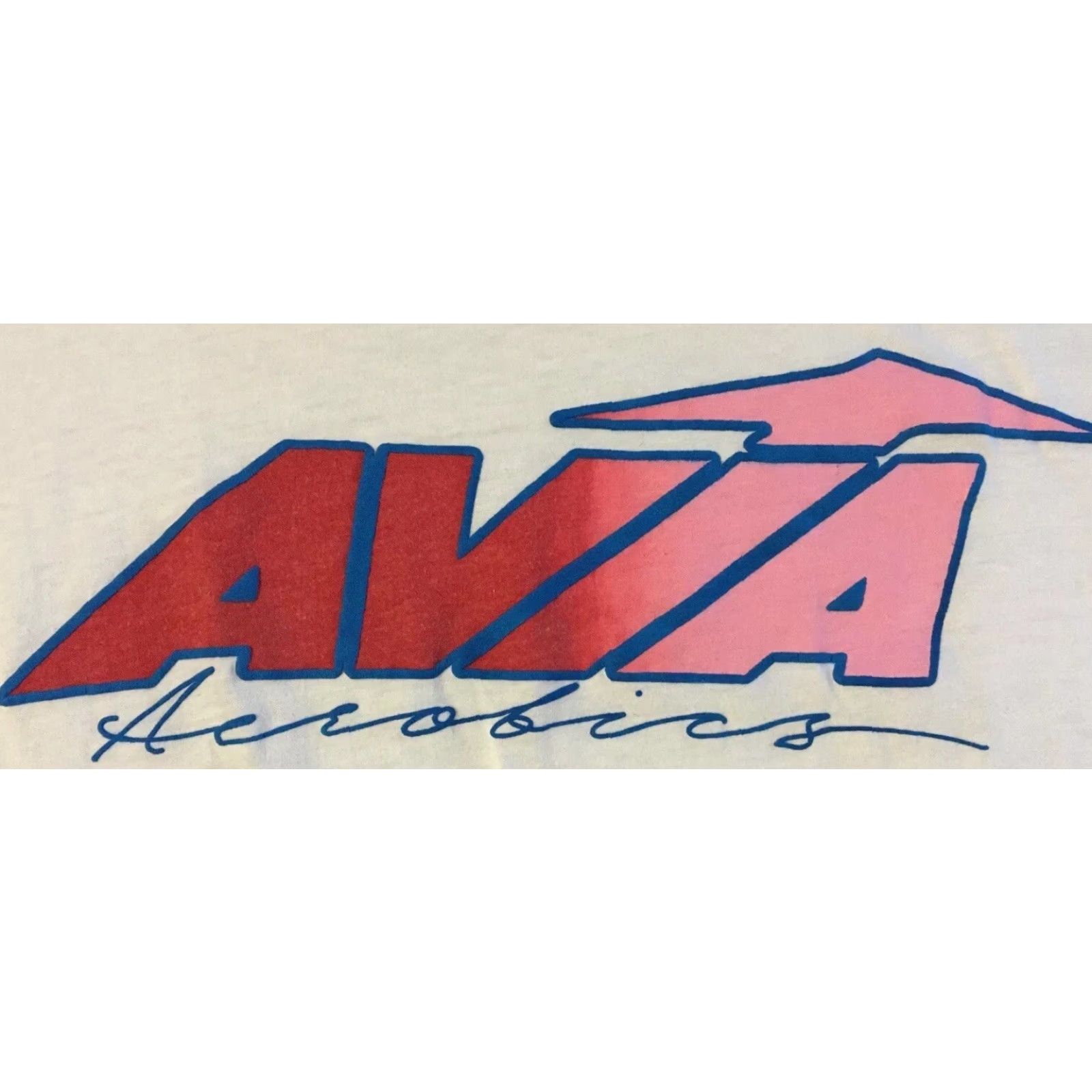 Avia Vtg 80s Avia Faded Crop Shirt M USA Gym Beach Surf Grunge Vaporwave Skate OP 90s Size M / US 6-8 / IT 42-44 - 2 Thumbnail