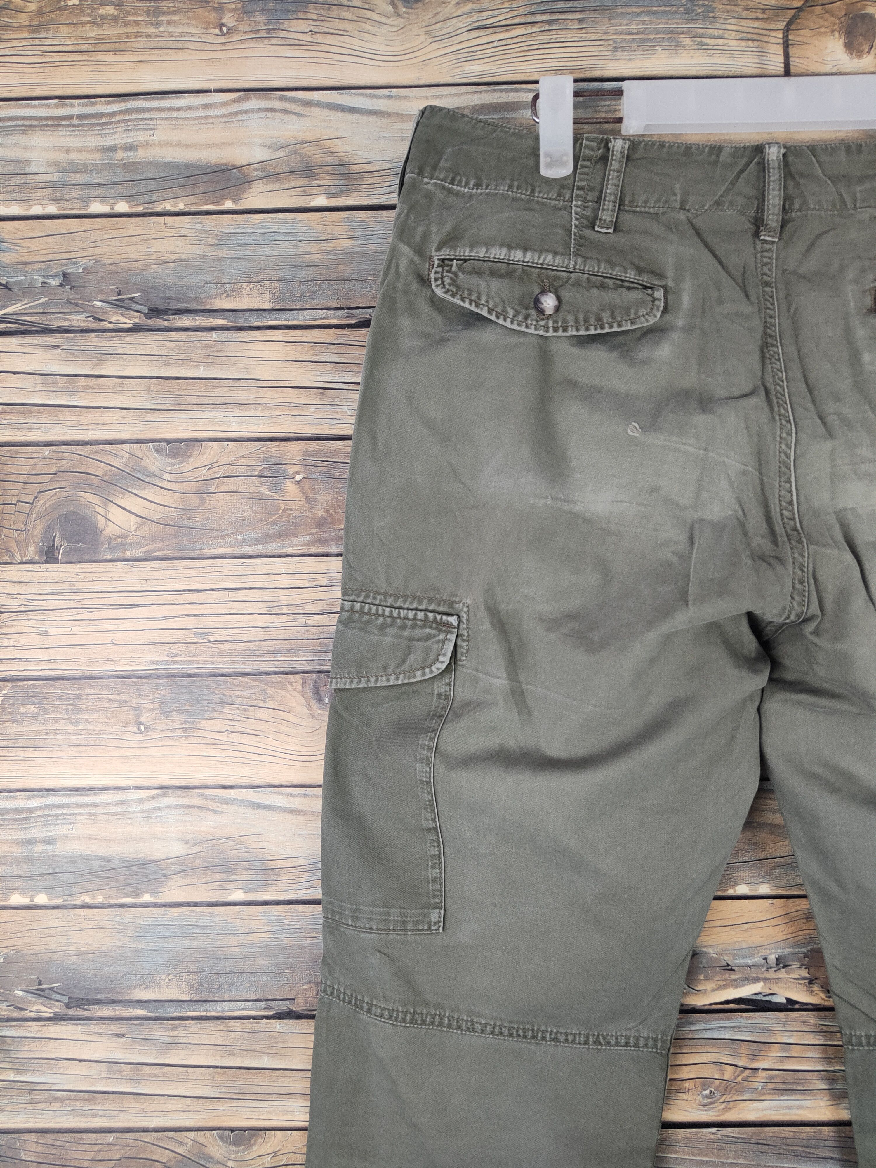 United Arrows DL Beauty&Youth United Arrows Olive Cargo Pants #1496 Size US 32 / EU 48 - 9 Thumbnail