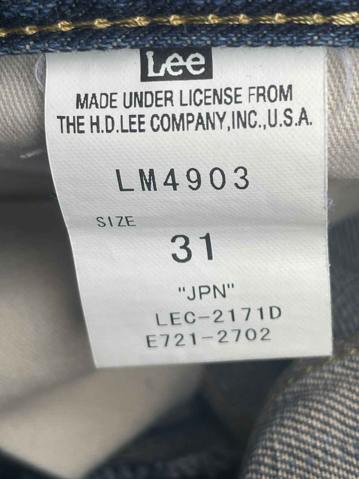 Lee Lee Riders Faded Wash Denim Size US 32 / EU 48 - 16 Thumbnail