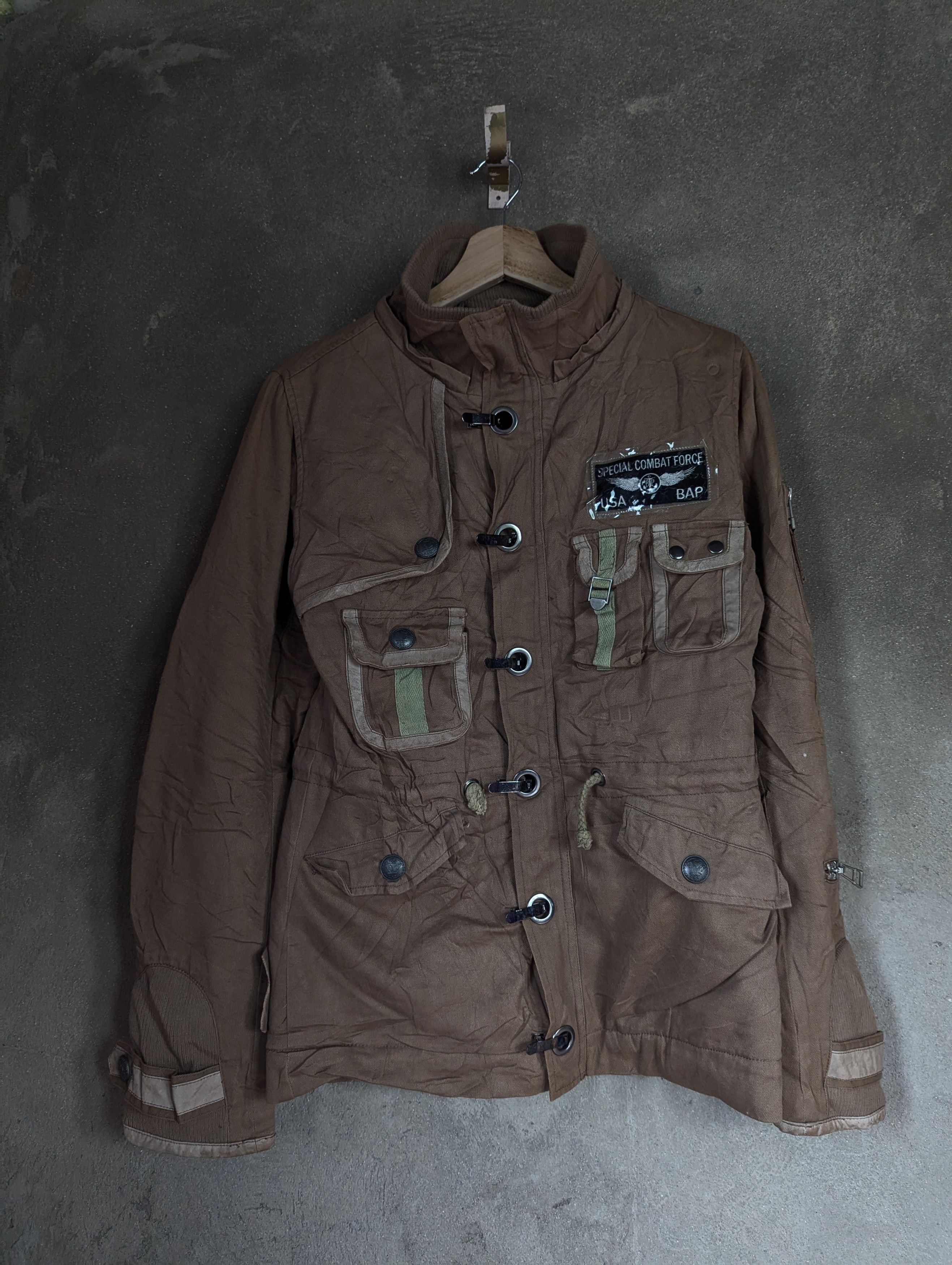 Vintage BONDS PEACE SPECIAL COMBAT BONDAGES JACKET Size US M / EU 48-50 / 2 - 3 Thumbnail