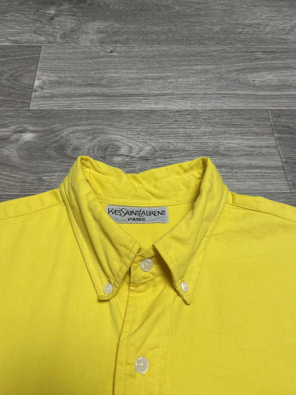 Yves Saint Laurent Vintage Yves Saint Laurent Paris YSL Heavy Long Sleeve Shirt Size US L / EU 52-54 / 3 - 14 Thumbnail
