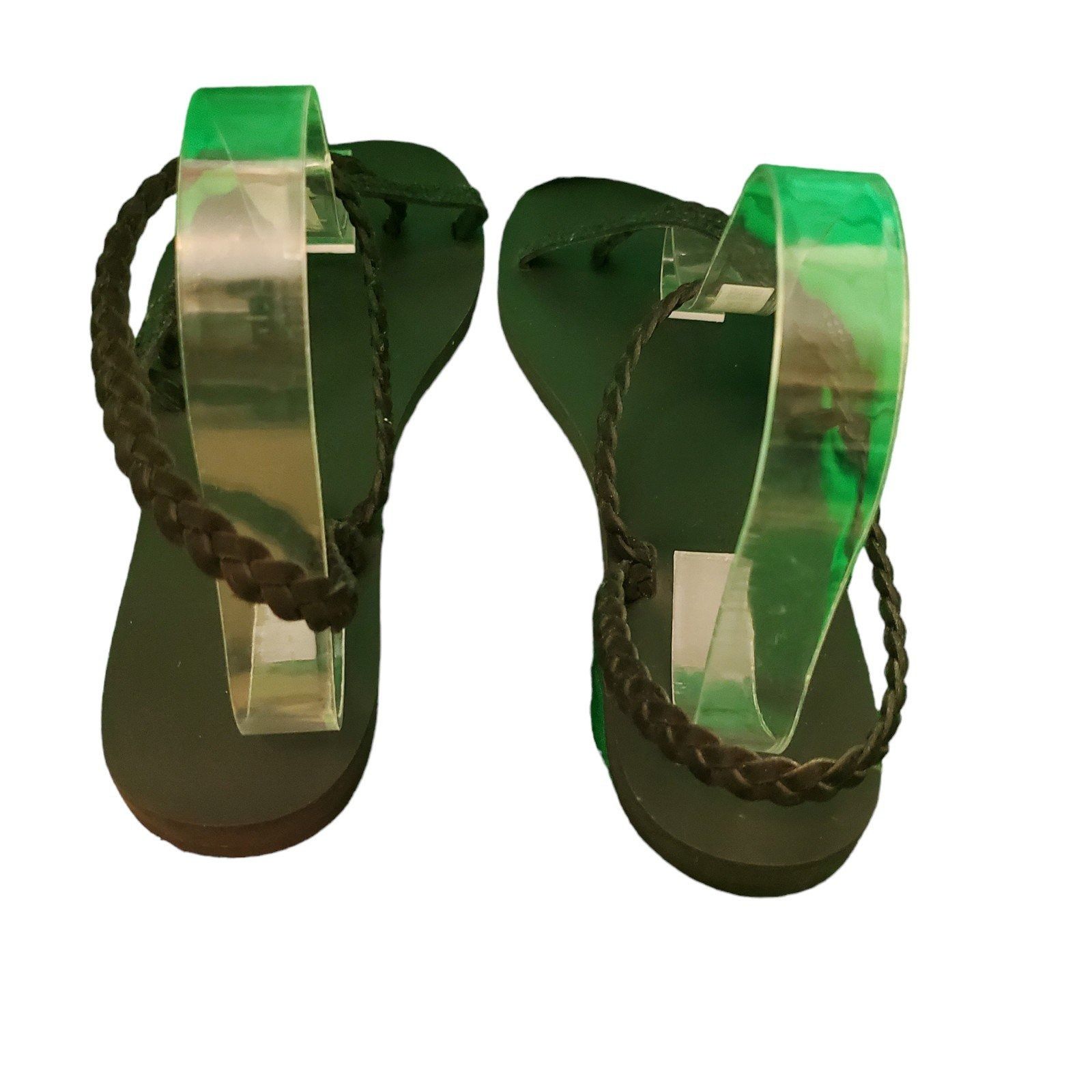 Other Sisters & Co. Braided Leather Slide Sandals Strappy Flat San Size US 8 / IT 38 - 3 Thumbnail