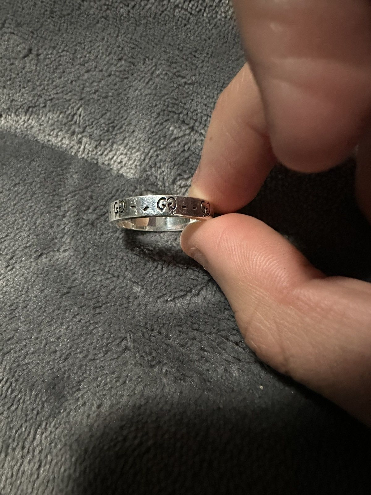 Gucci GUCCI RING CHAIN SKULL GG LOGO Size ONE SIZE - 4 Thumbnail